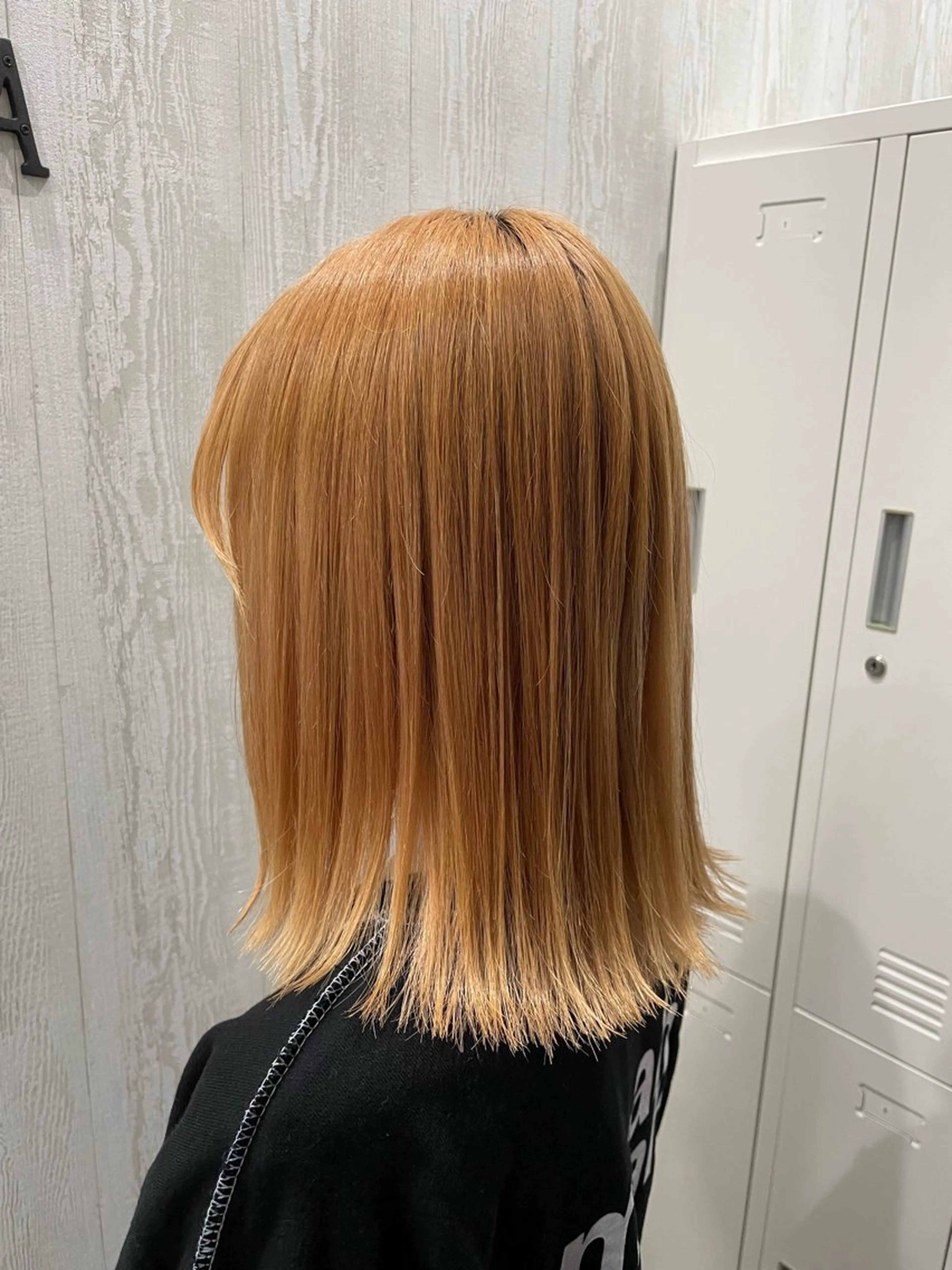 ミディアム カラー ヘアアレンジ HUENEST アカデミーサロンのヘアスタイル