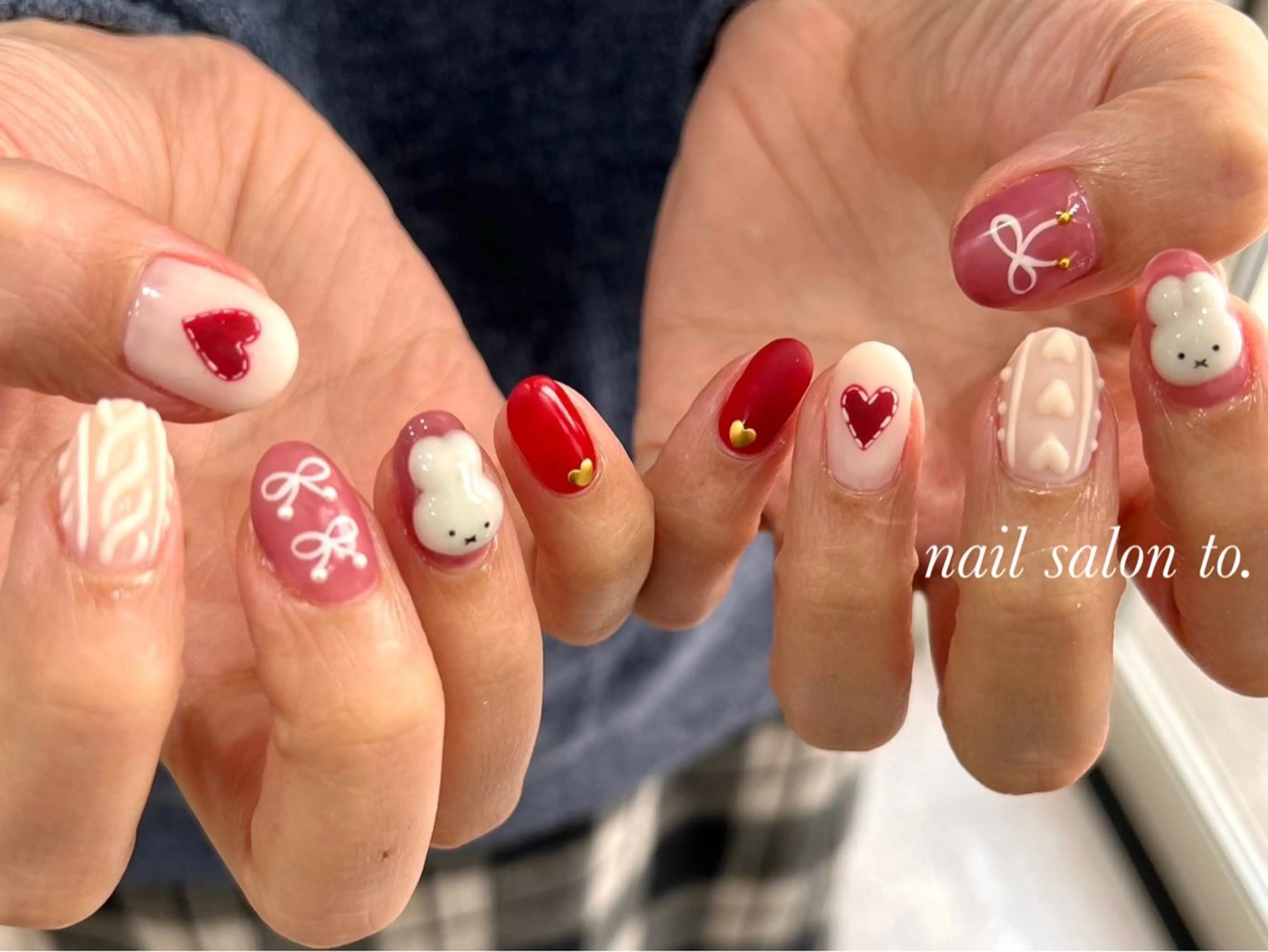 ミディアム nail salon to.所属・nail salon to.のネイルデザイン