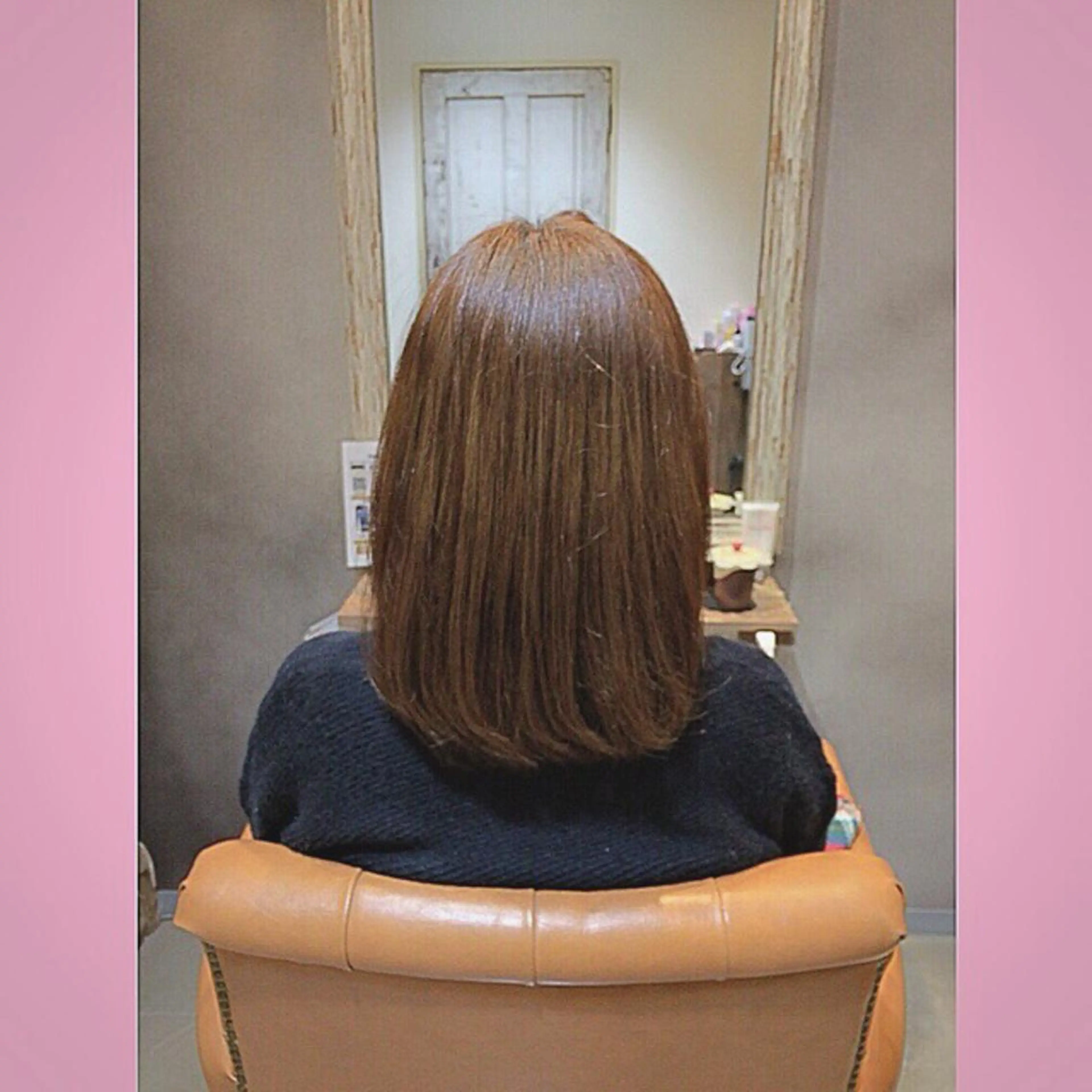 ミディアム カラー パーマ ヘアアレンジ GLROW haruhiのヘアスタイル