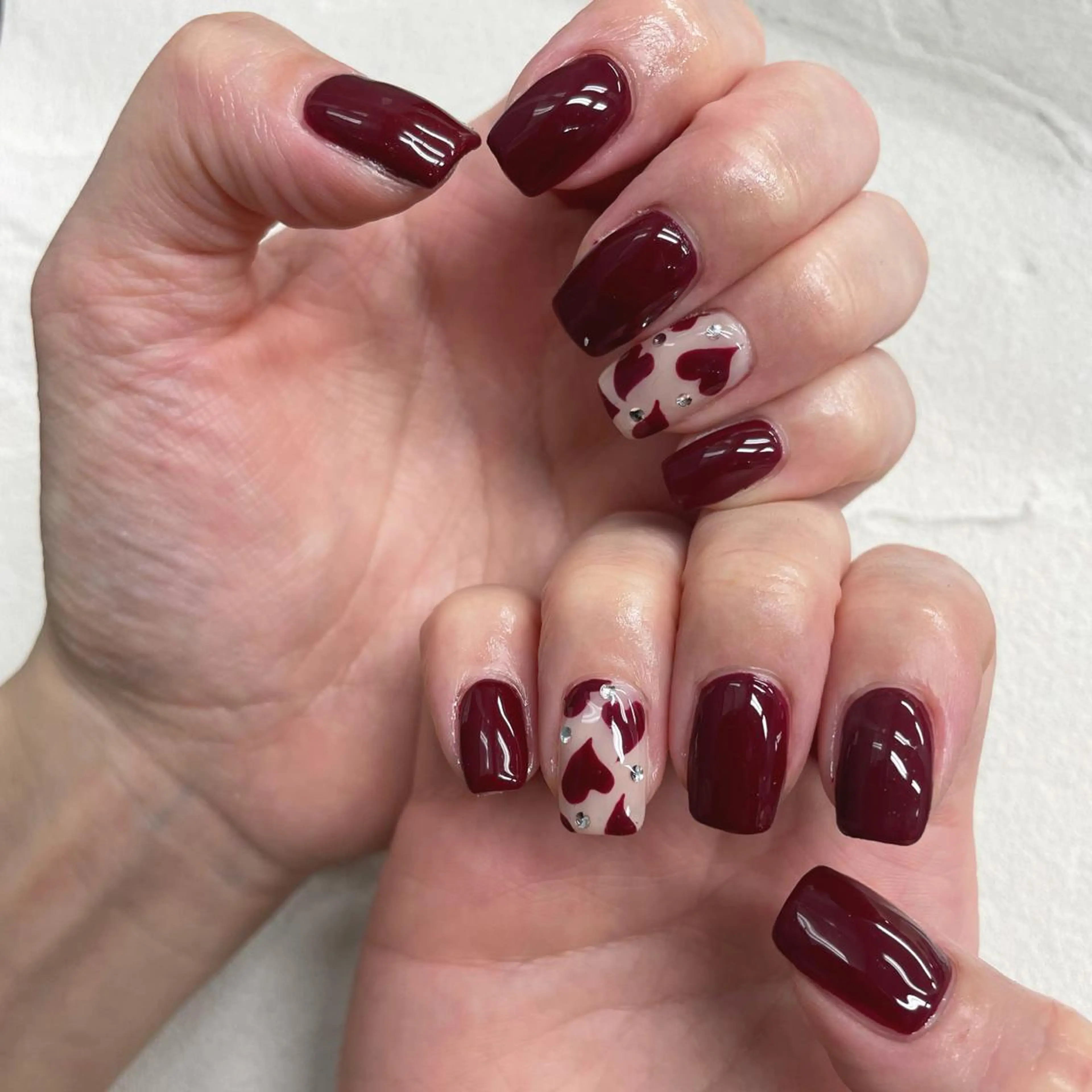 💙Hand💙 Simple Designコース(2本art) 🫧オフ無 (パラジェル+1,100yen)の写真