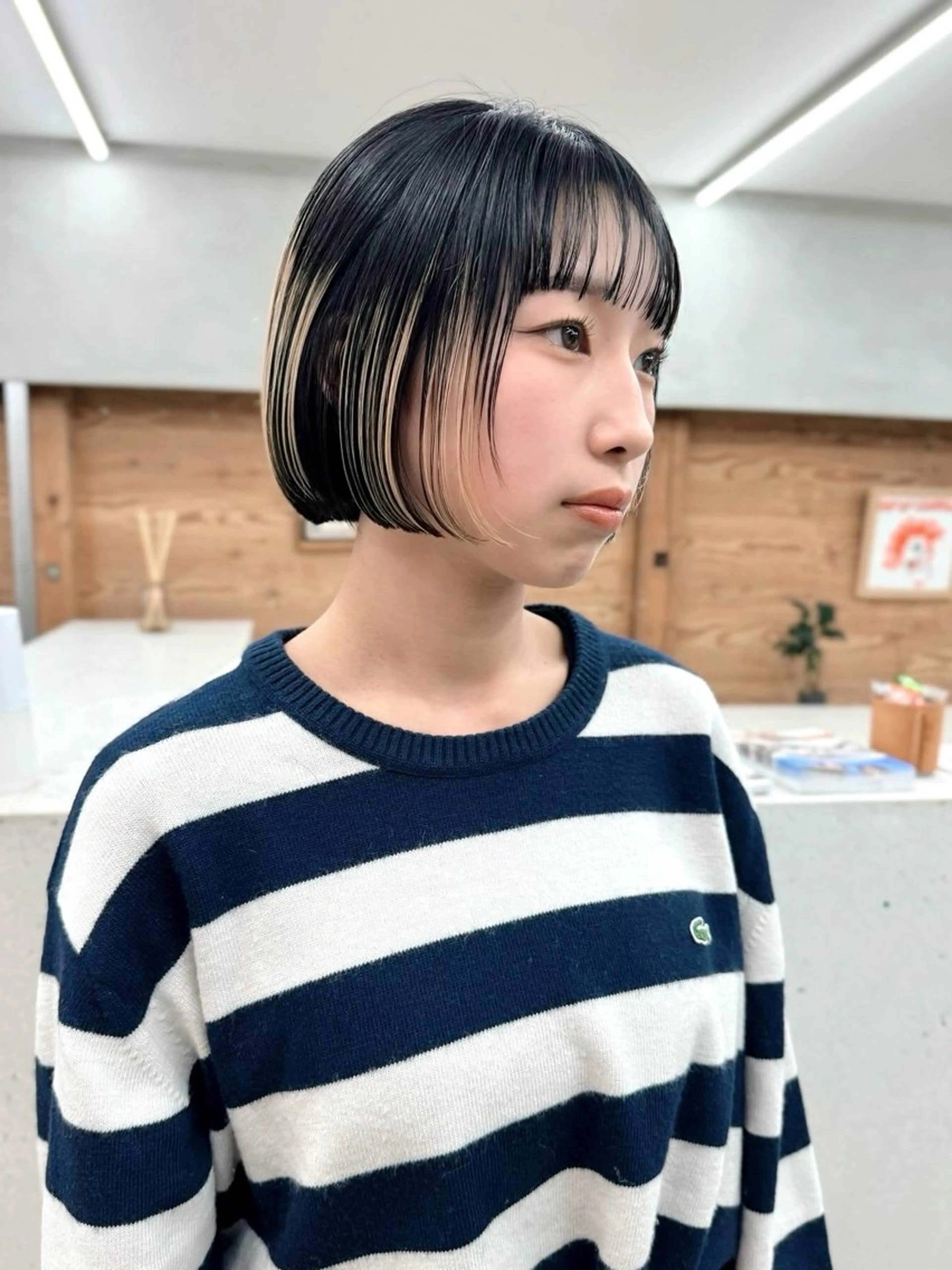 ショート カラー ボブ カット ヘアカラー トリートメント デザイン/ブリーチ Kaito🐩/栄のヘアスタイル