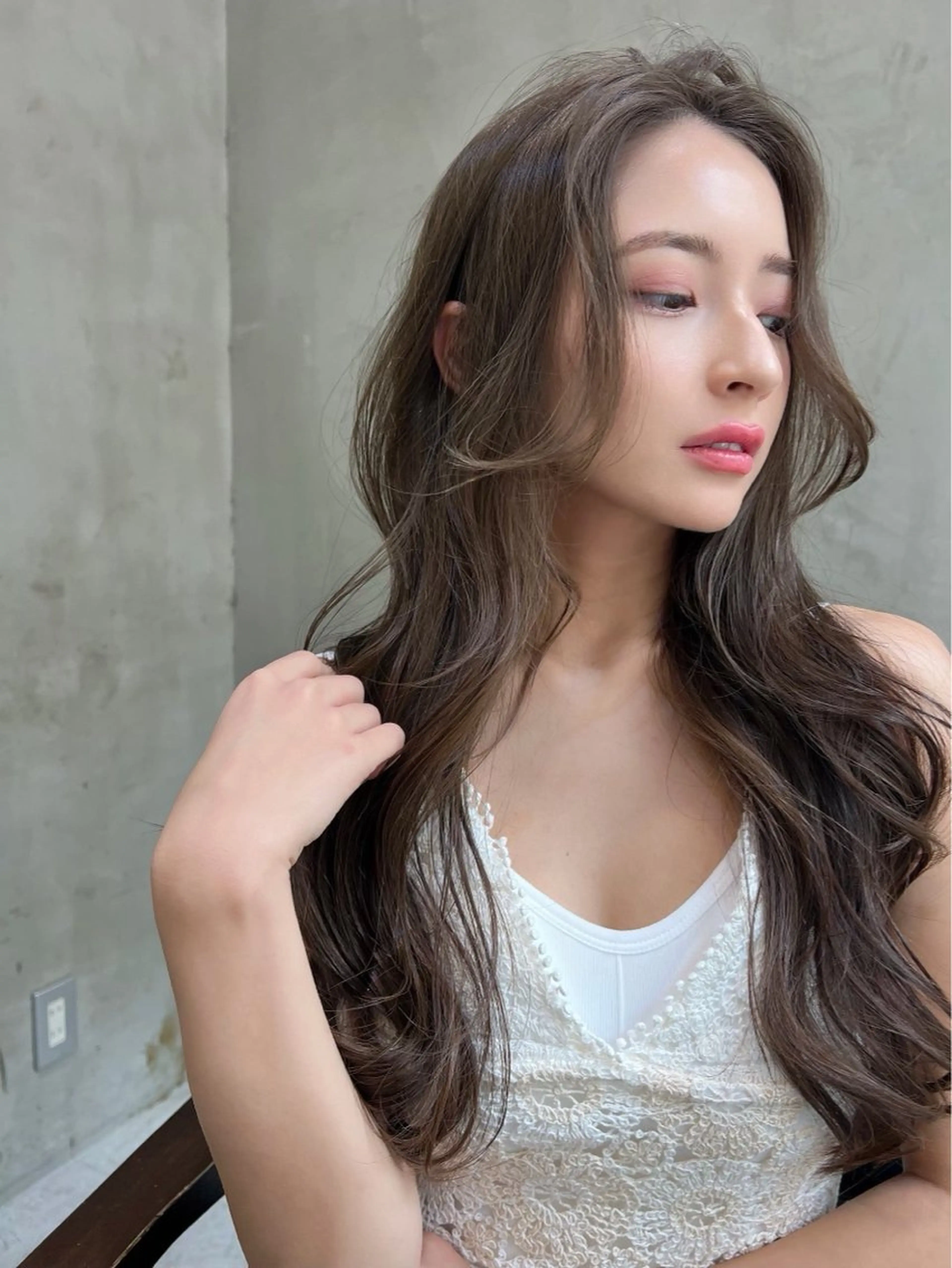 ミディアム うる艶/ブラウン🥣 RYOTA❣️のヘアスタイル