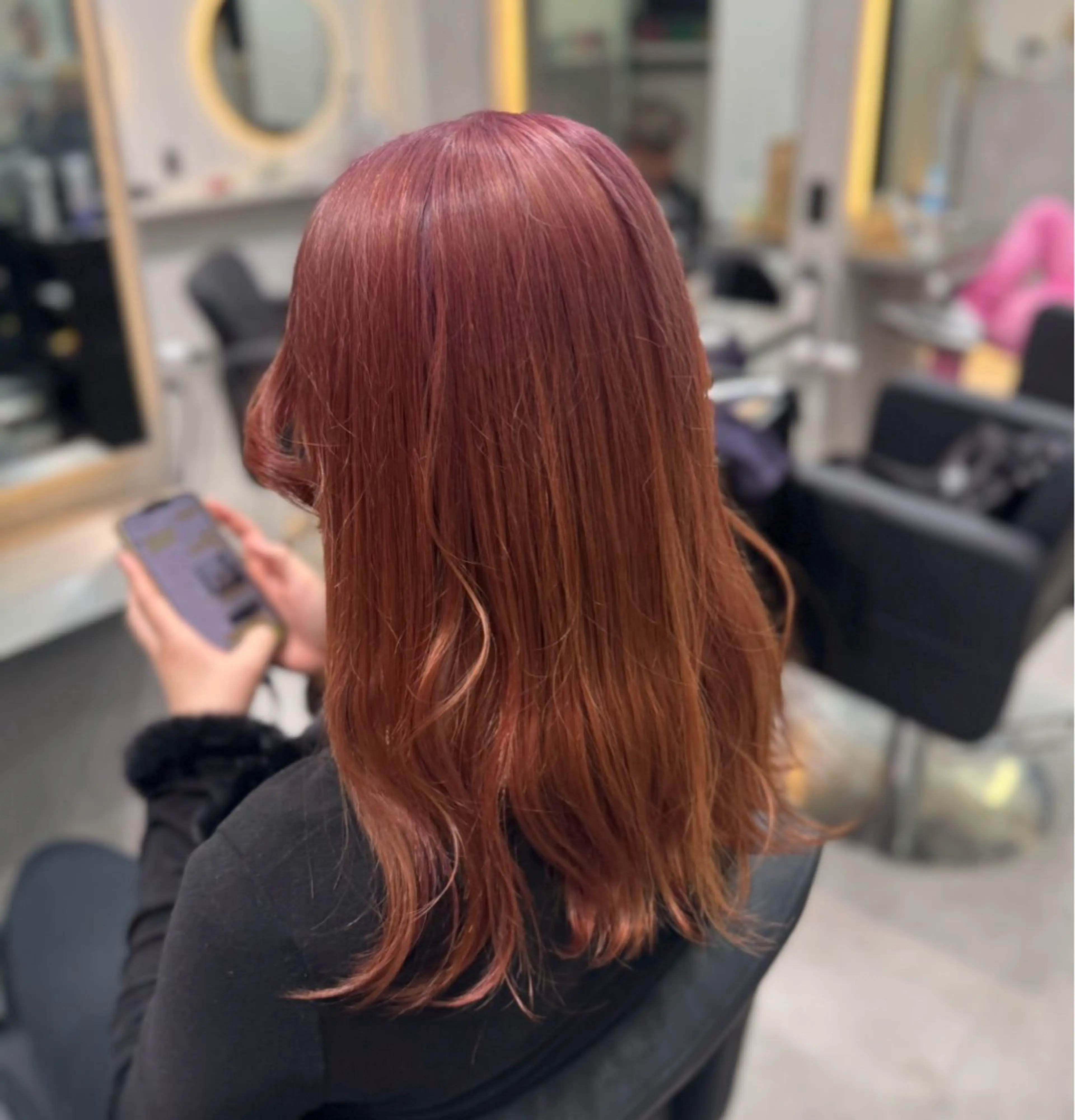 ミディアム ゆめか /Lapis福岡今泉のヘアスタイル