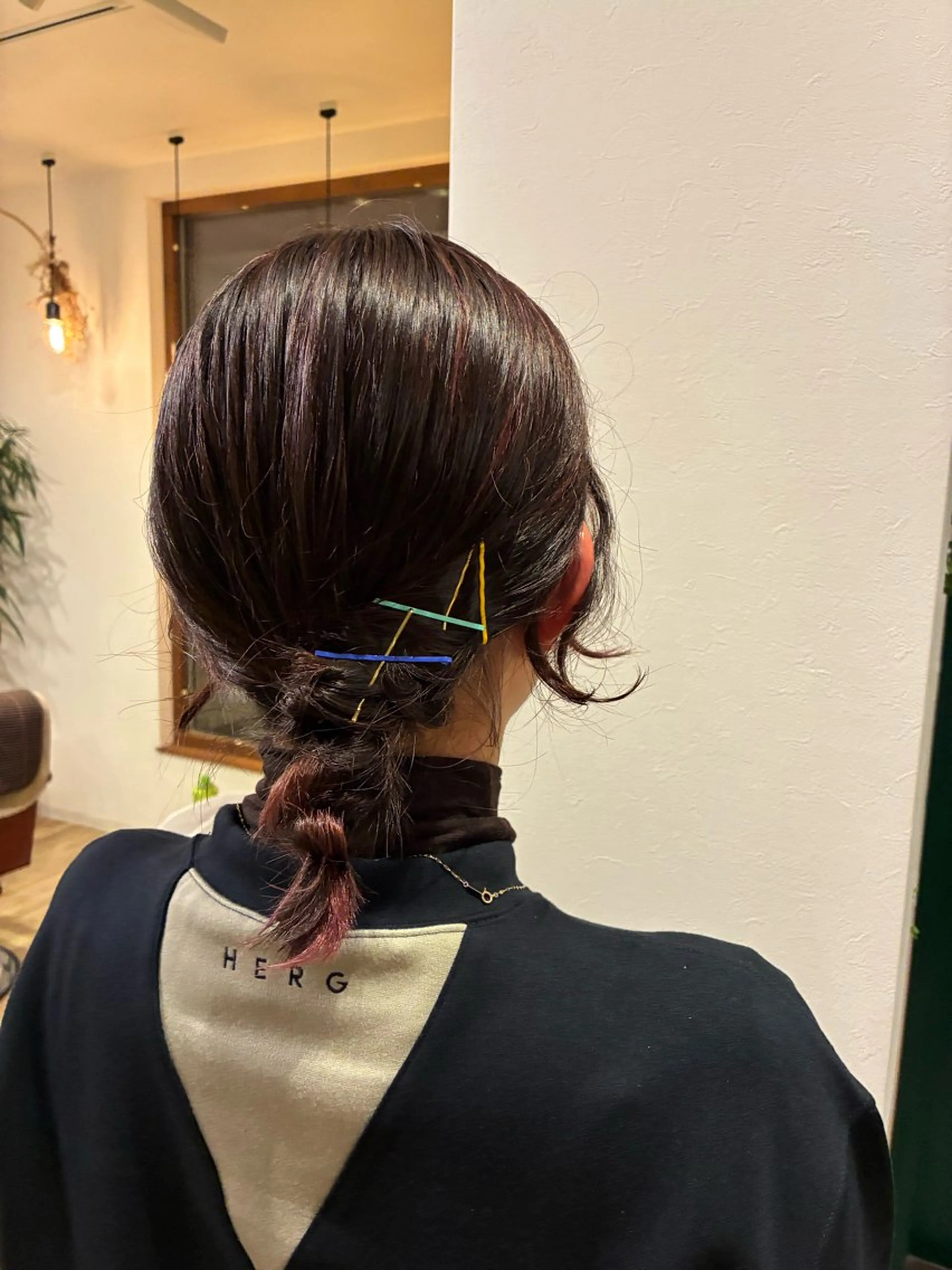 カラー ヘアアレンジ 清水 美香のヘアスタイル