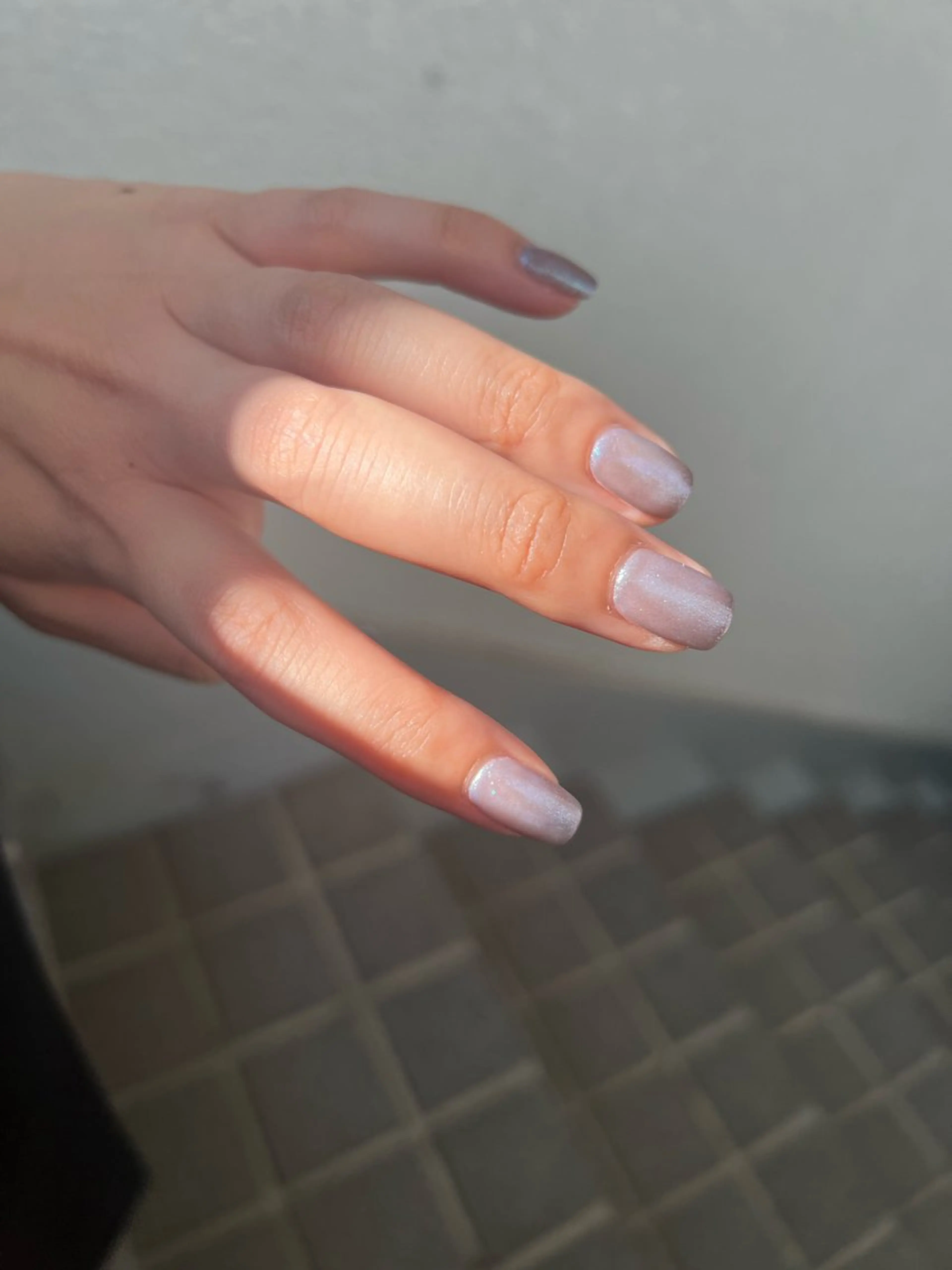 メンズ ネイル ブルー ハンドネイル ヘアメイクネイリスト 💄💅hidemiのヘアスタイル