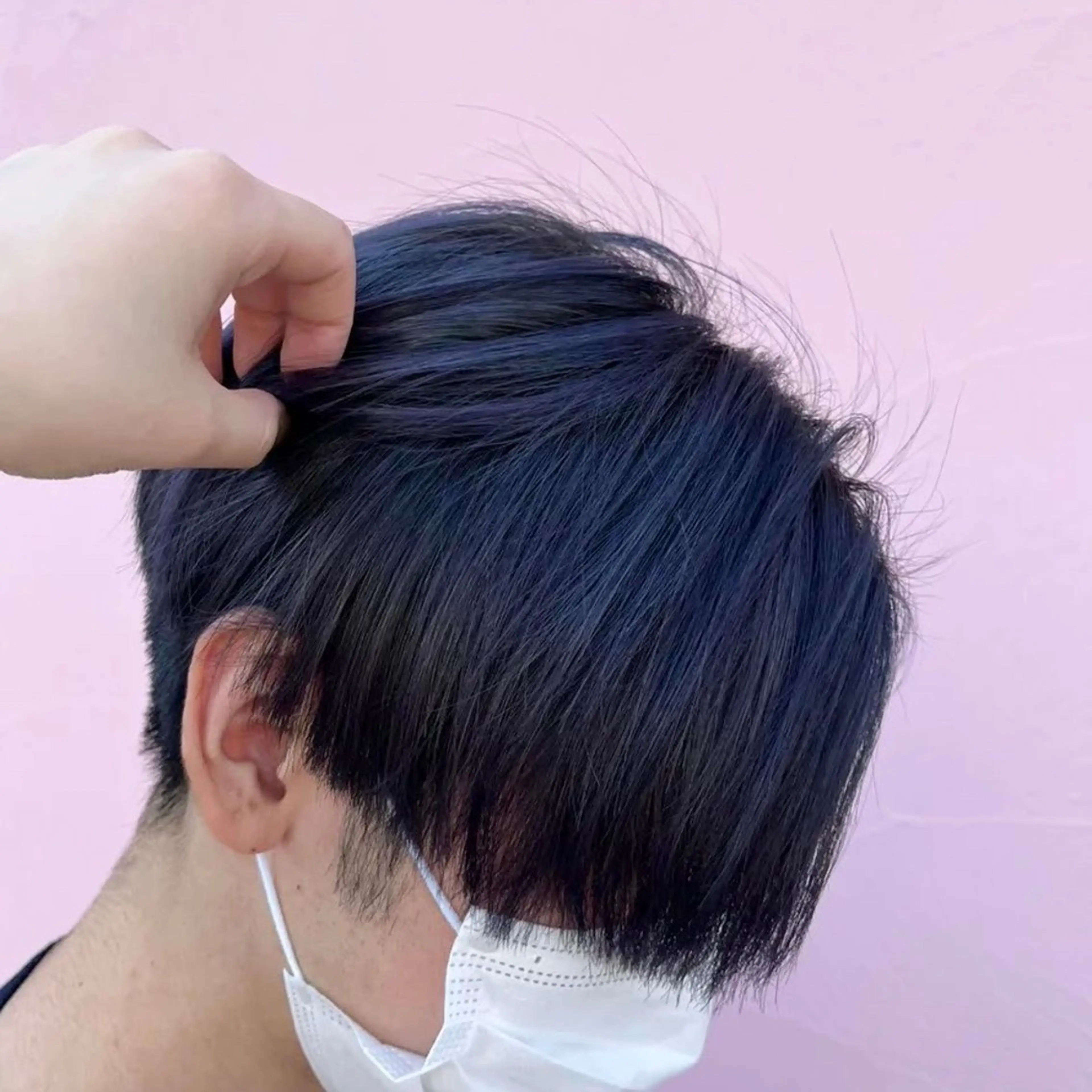 ミディアム カラー メンズ フルールドソレイユ所属・♡ナナコ♡ レイヤー/艶髪のヘアスタイル