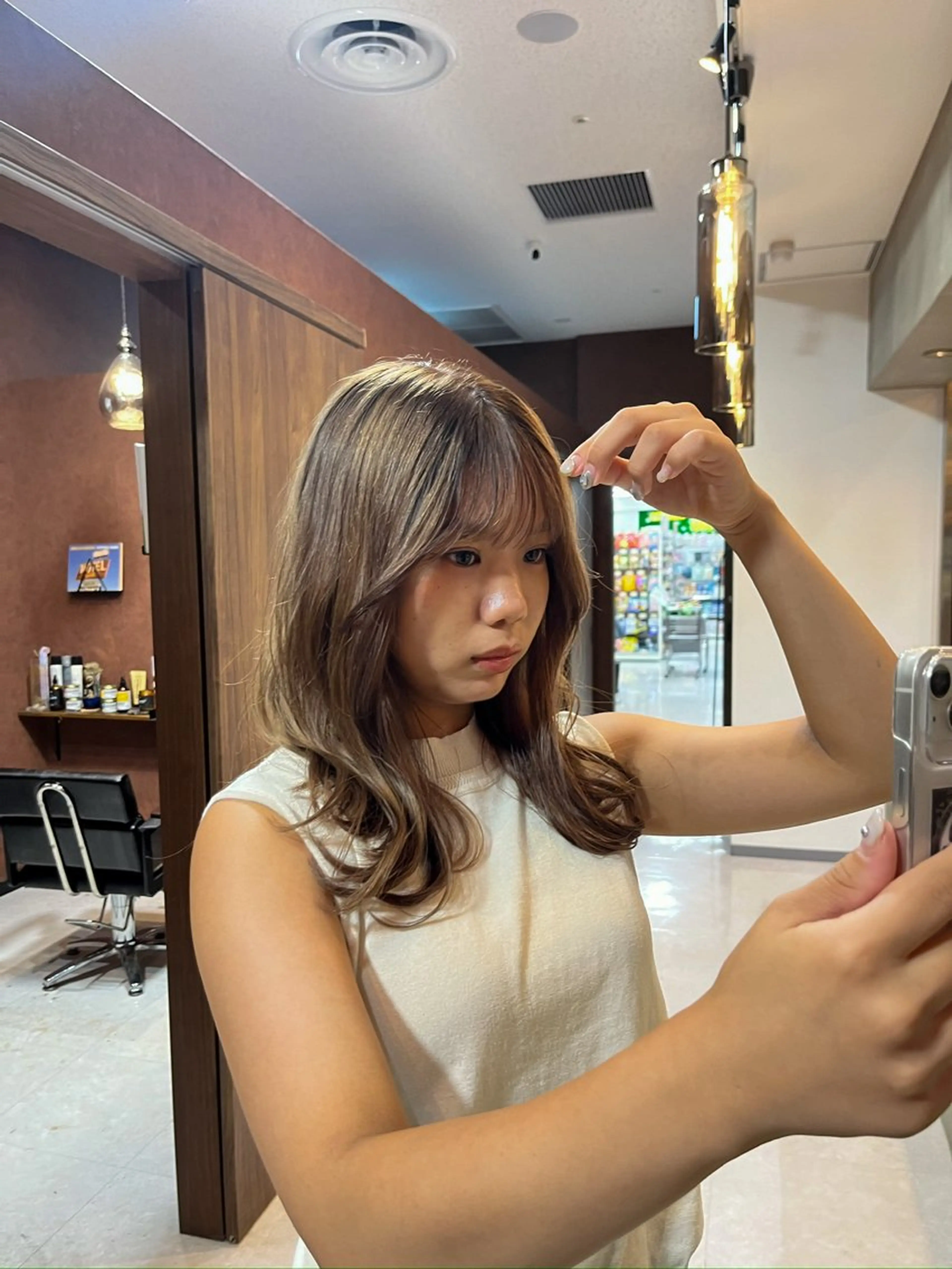 セミロング カラー E難波店 代表 Koheiのヘアスタイル