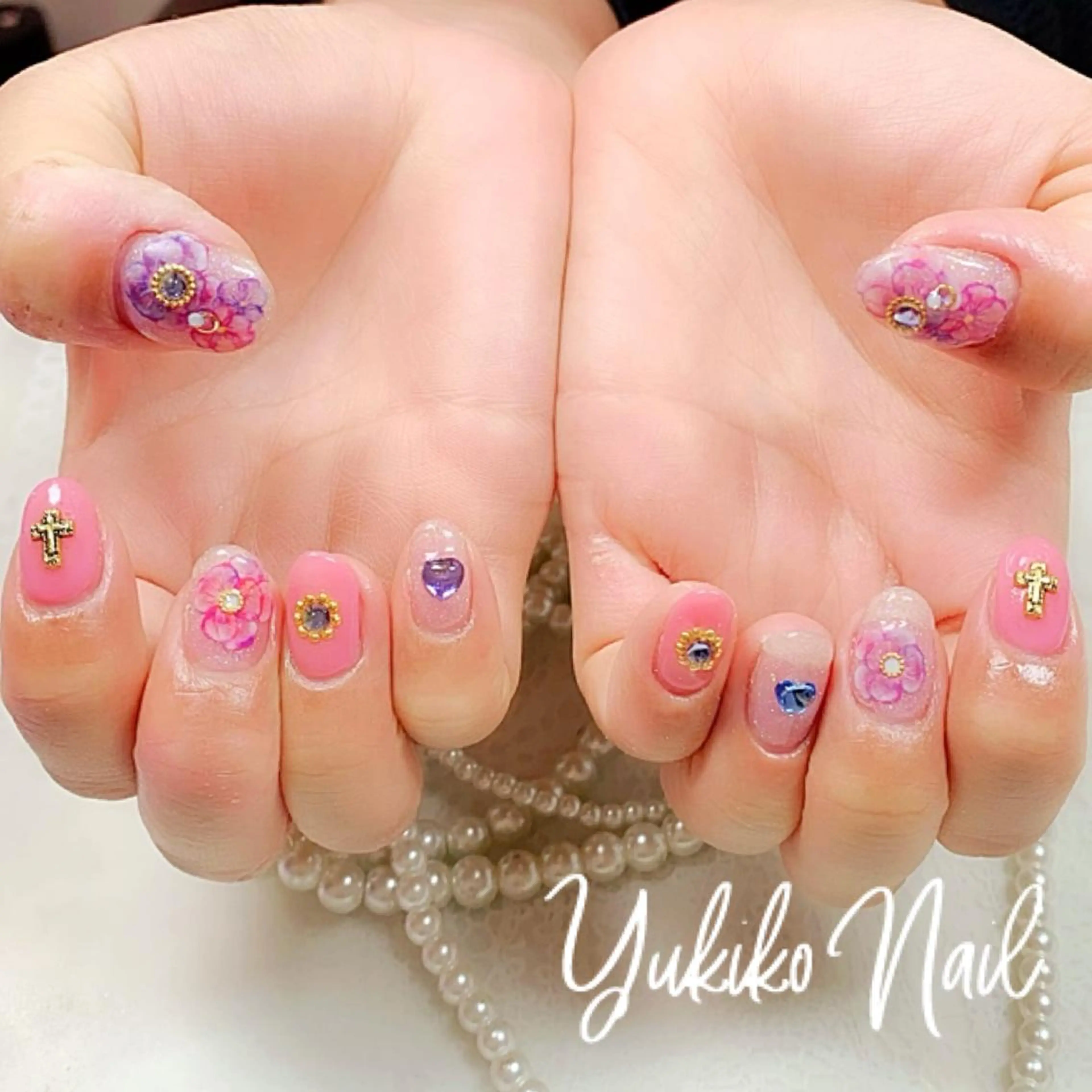 ネイル 持ち込み ハンドネイル ユキコ ネイルのネイルデザイン