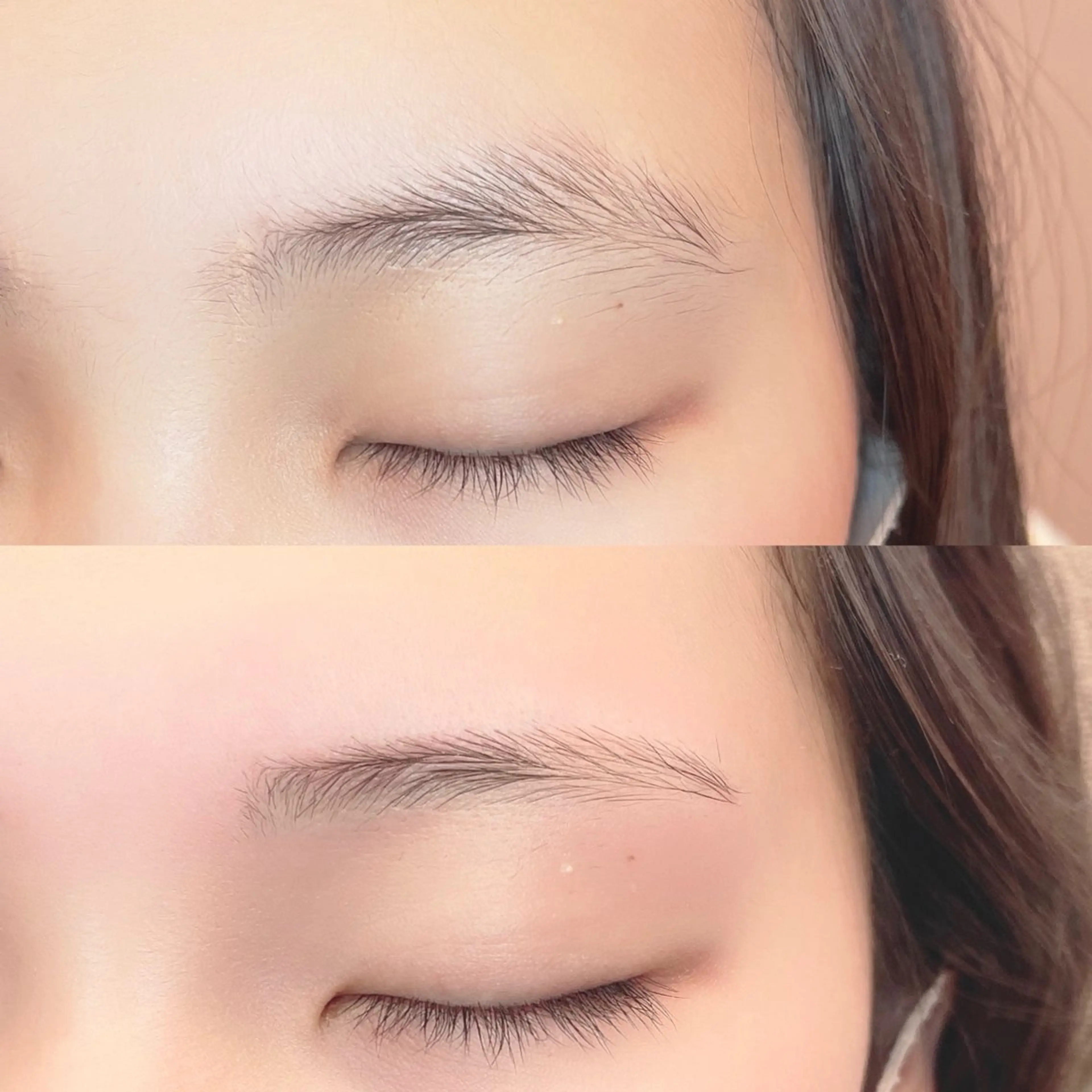 アイブロウ ワックス脱毛 眉カット LingK 水本ひなたのマツエク・マツパデザイン