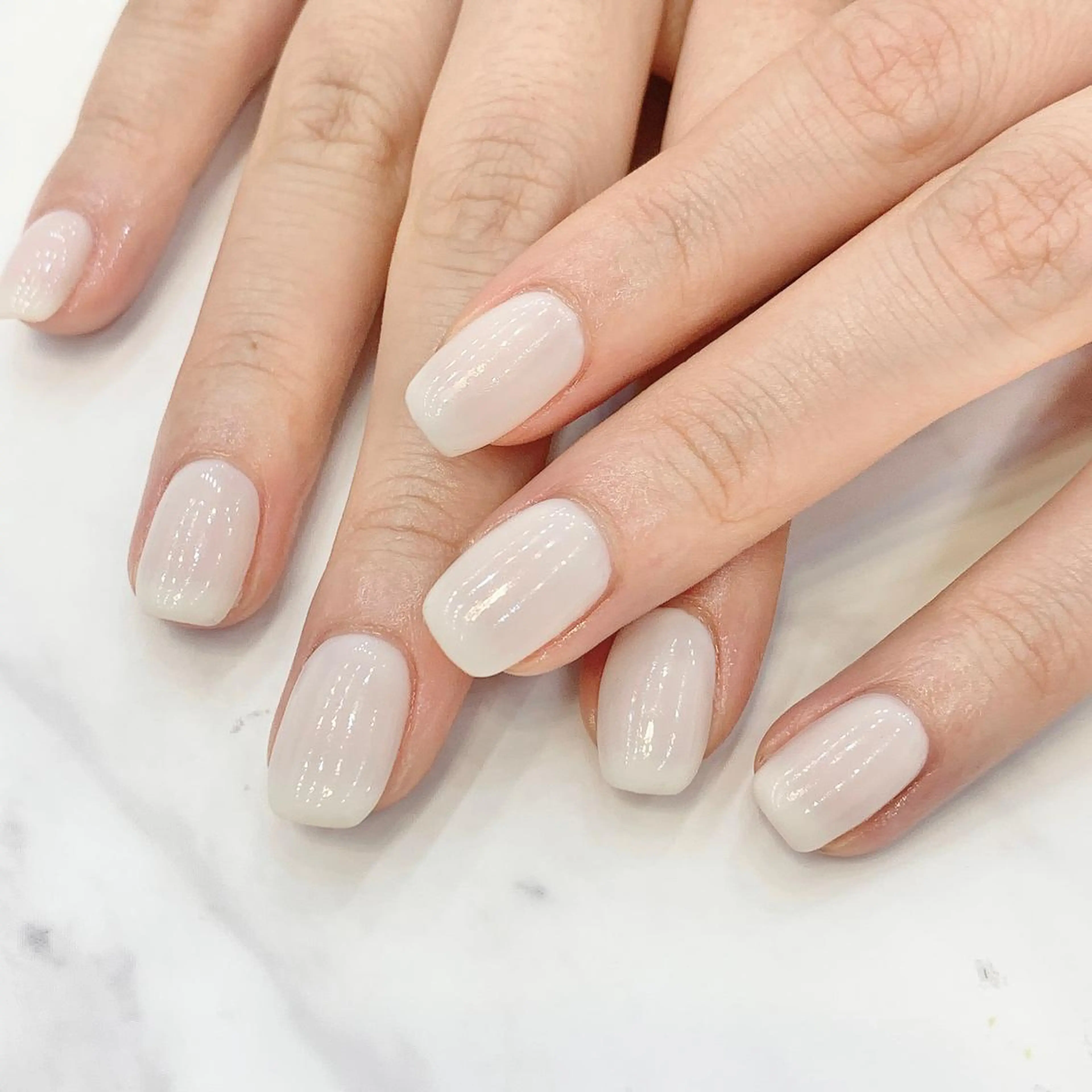 オフなしさんはこちらから💞【HAND】🤍ワンカラーネイル💫パラジェル使用❤︎の写真