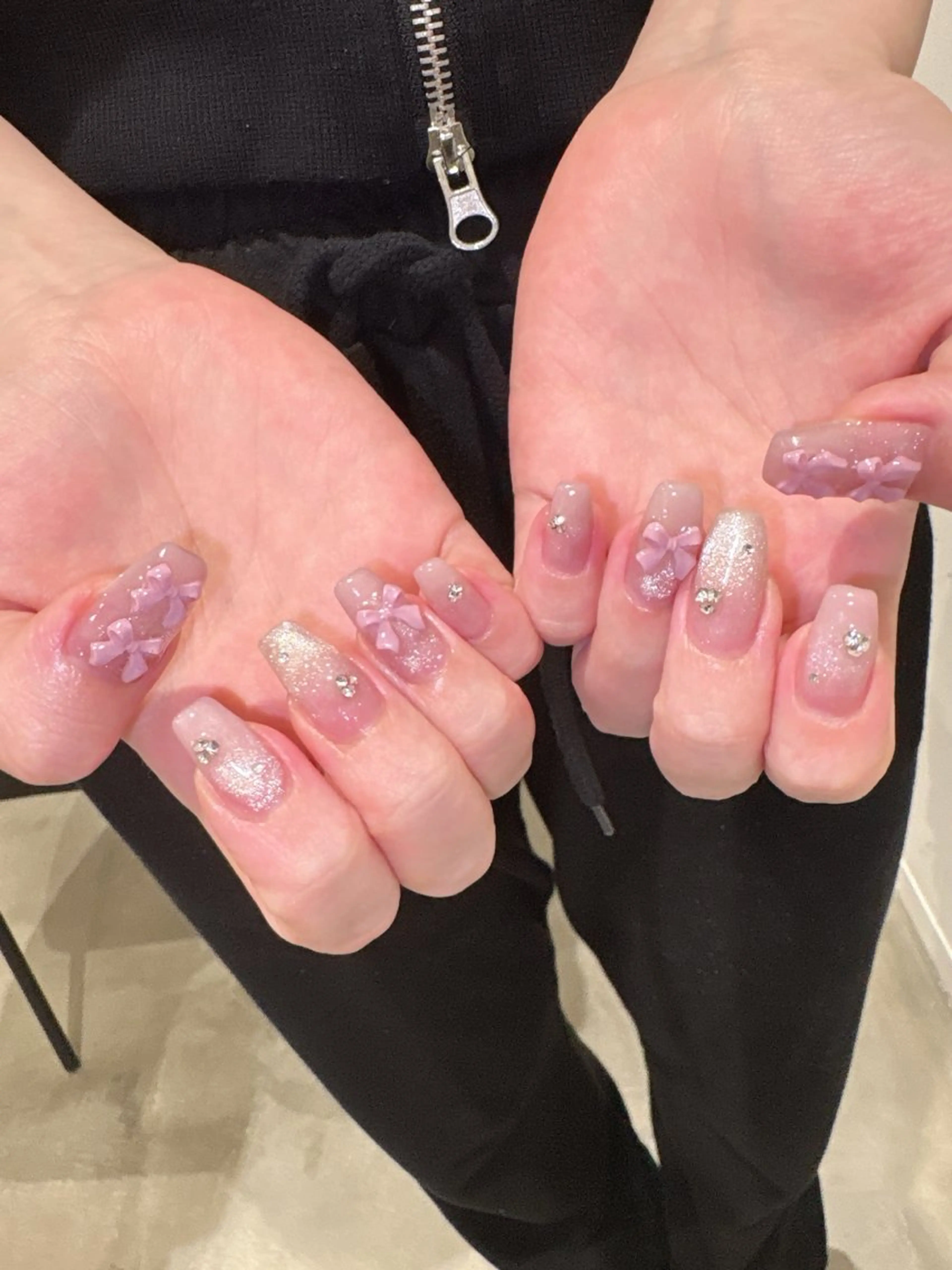 ネイル マグネットネイル ハンドネイル tote. sumileのネイルデザイン