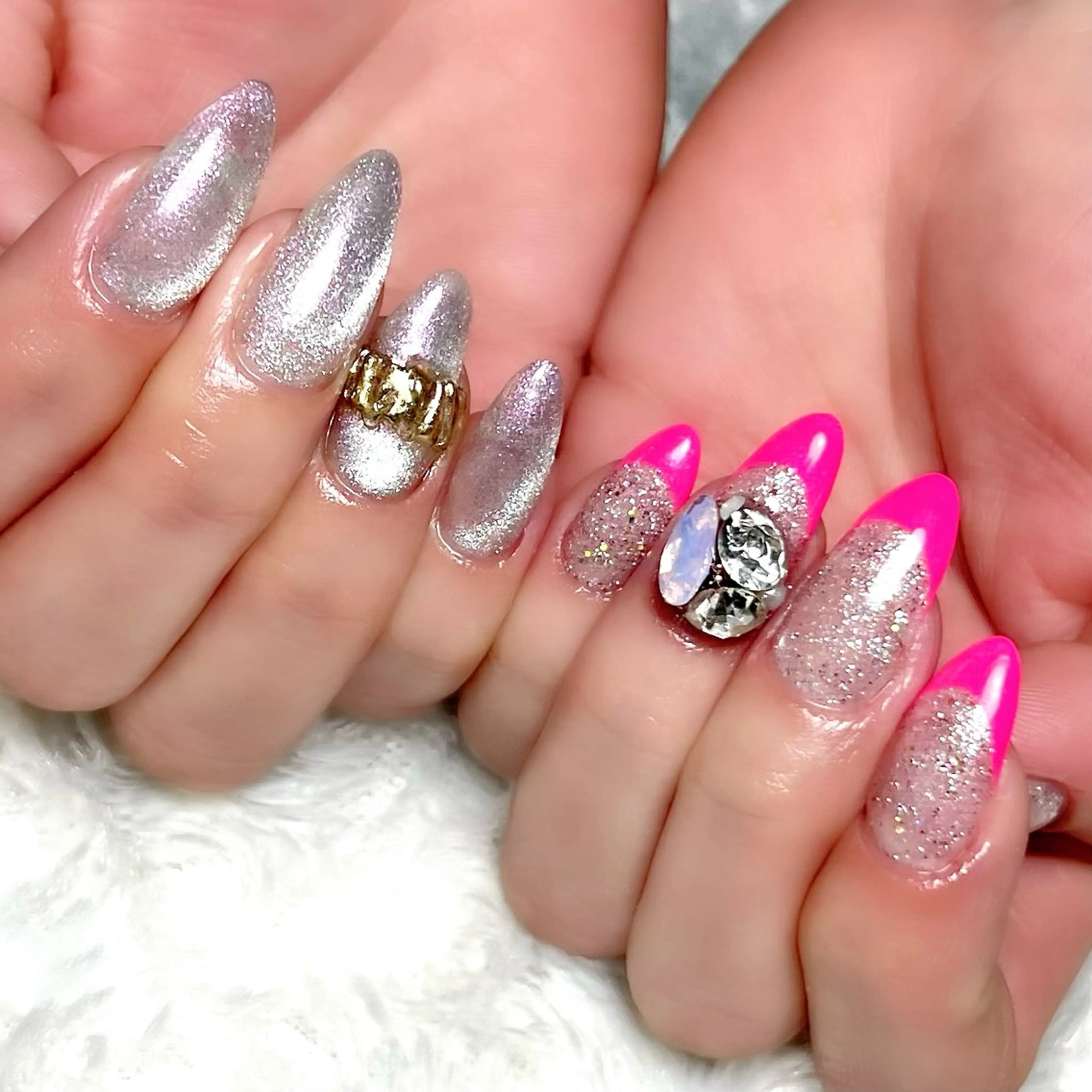 ネイル 持ち込み 藤崎 恵梨香のネイルデザイン