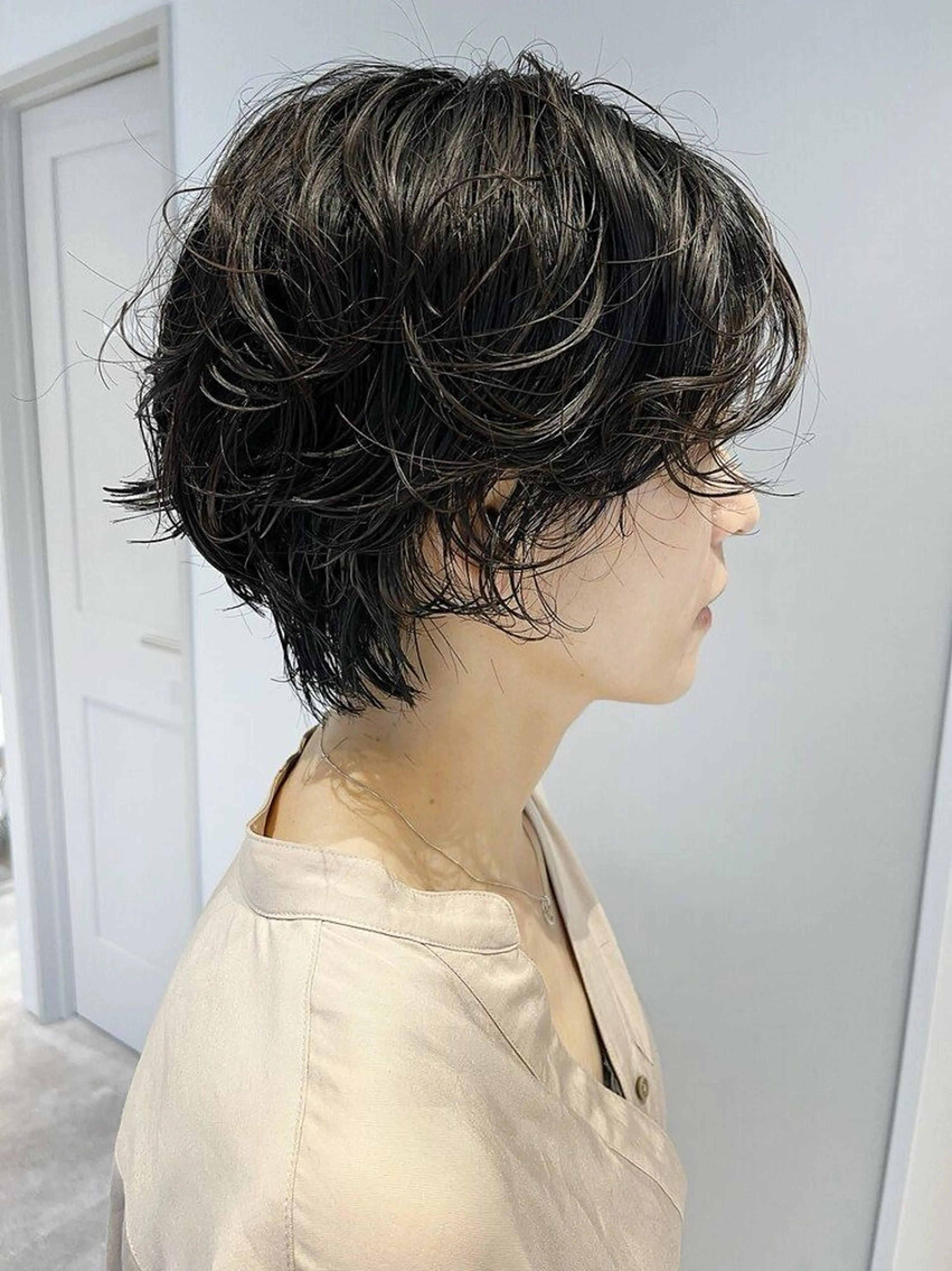 ショート パーマ ショートヘア ニュアンスパーマ CIRCUS by BEAUTRIUM 青山所属・🌀ルカ ショートパーマ 🌀のヘアスタイル