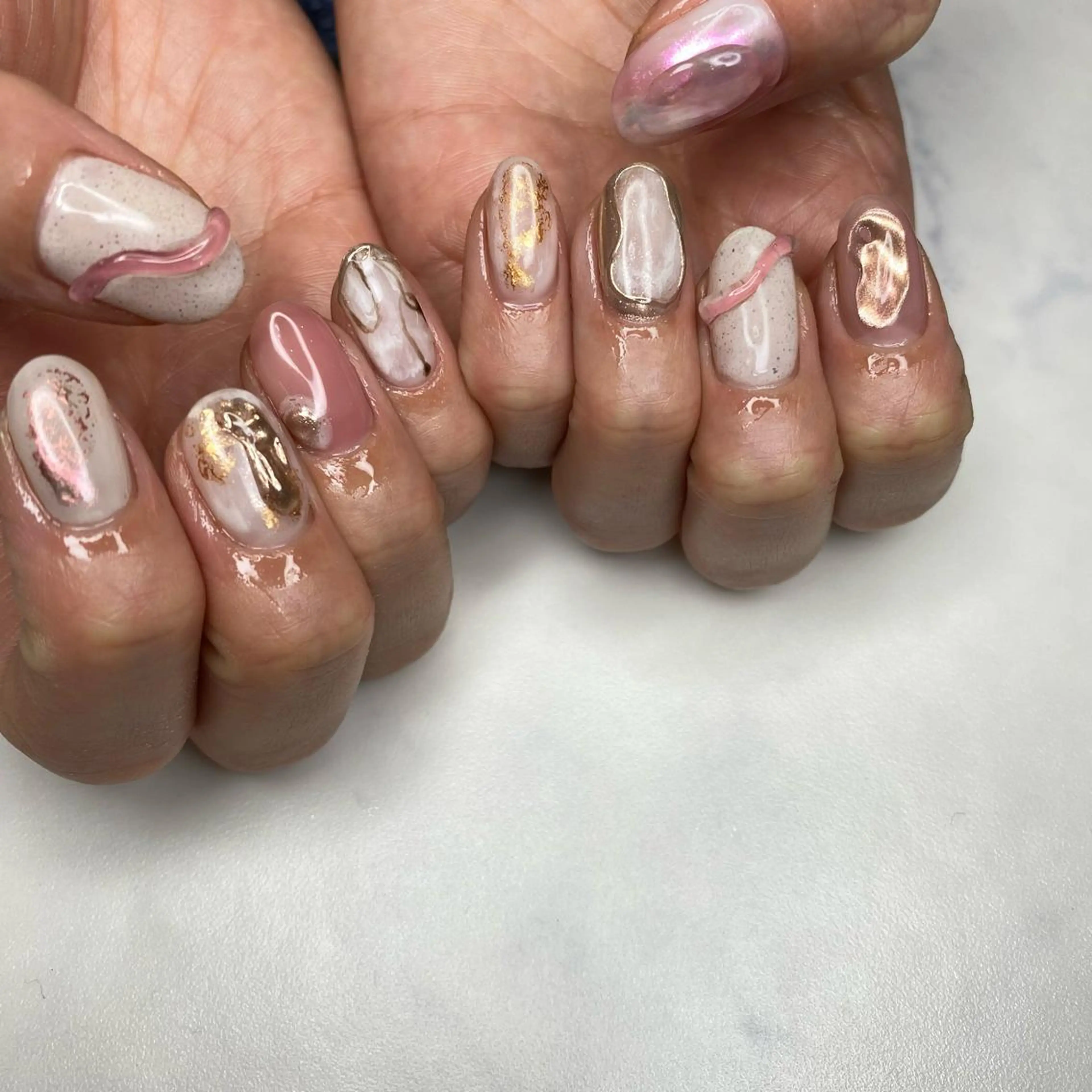 ネイル ニュアンスネイル C. 👑itoのマツエク・マツパデザイン