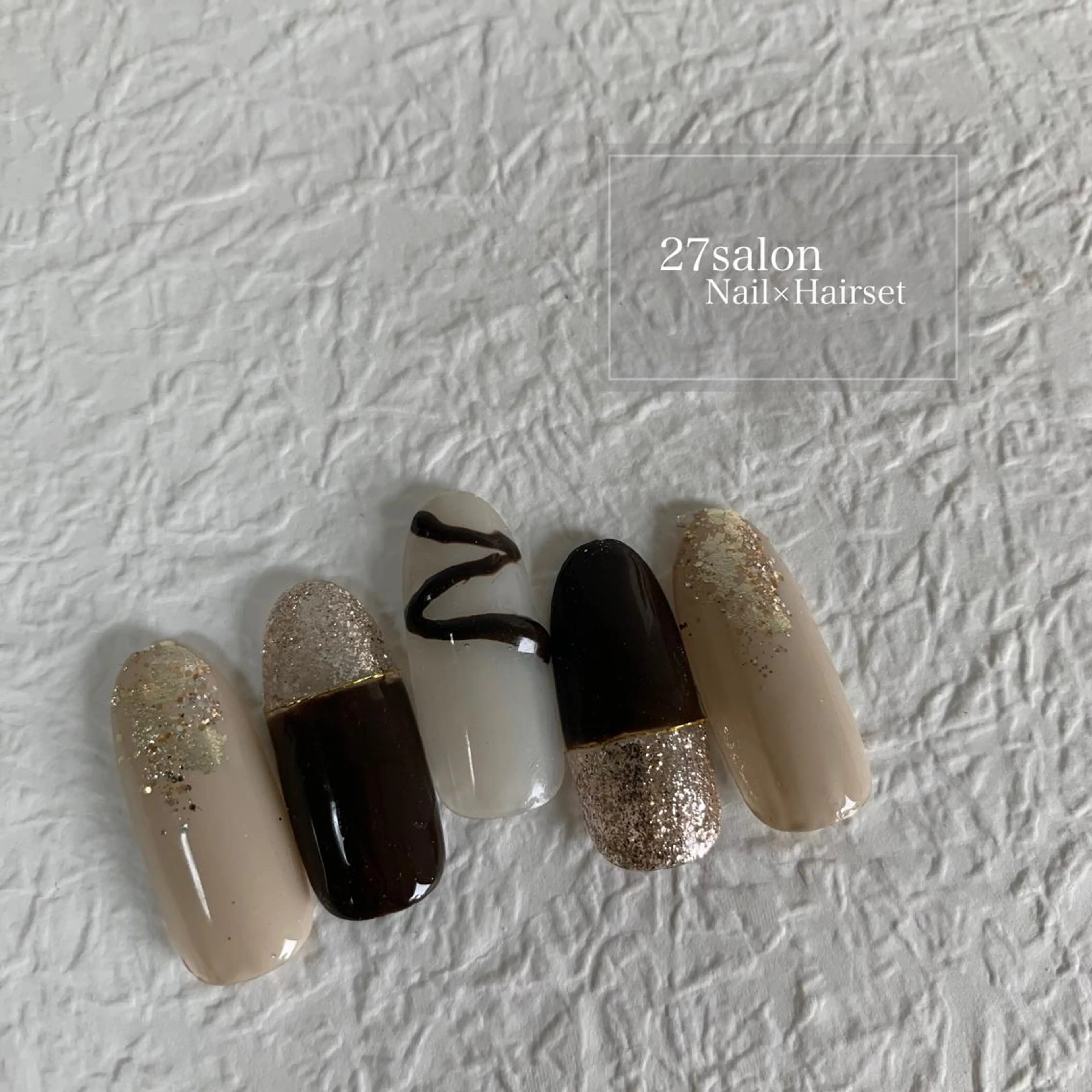 ネイル ニュアンスネイル バレンタイン 27salon yuinaのネイルデザイン