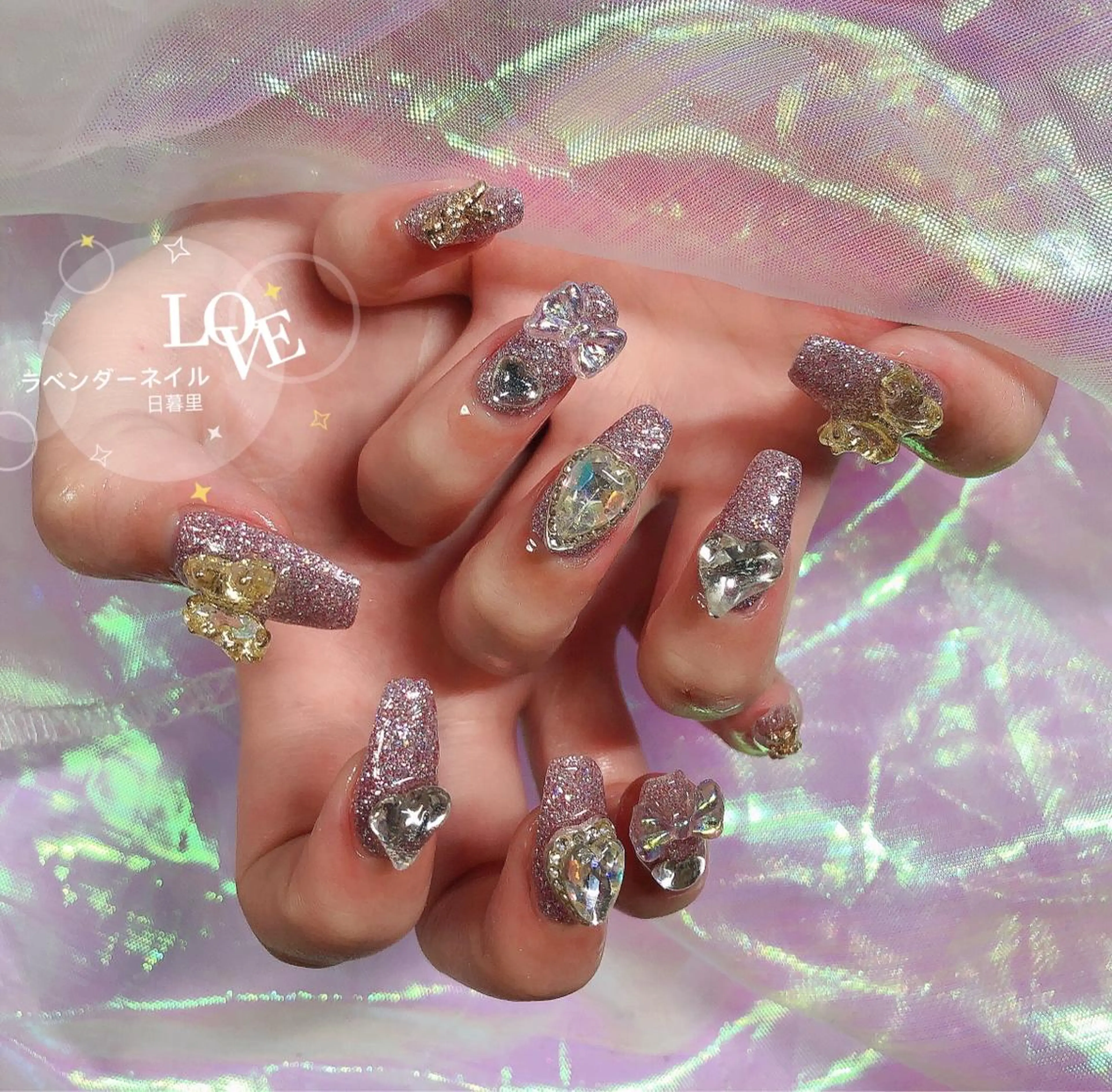 ネイル ラベンダー💖日暮里 ルル💖ネイルのネイルデザイン