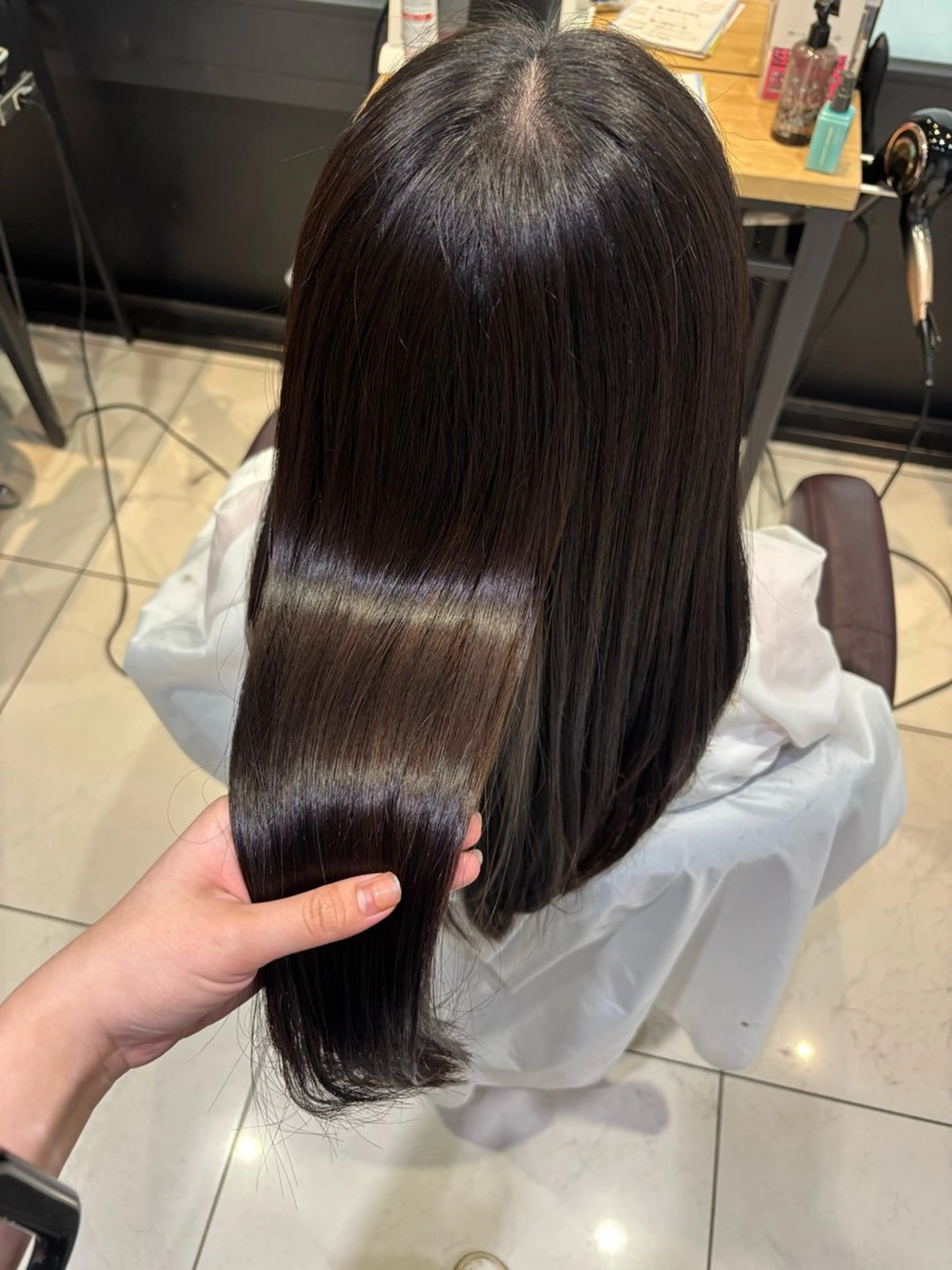 ロング カラー ヘアカラー 髪質改善韓国レイヤー /艶カラー/miyuのヘアスタイル