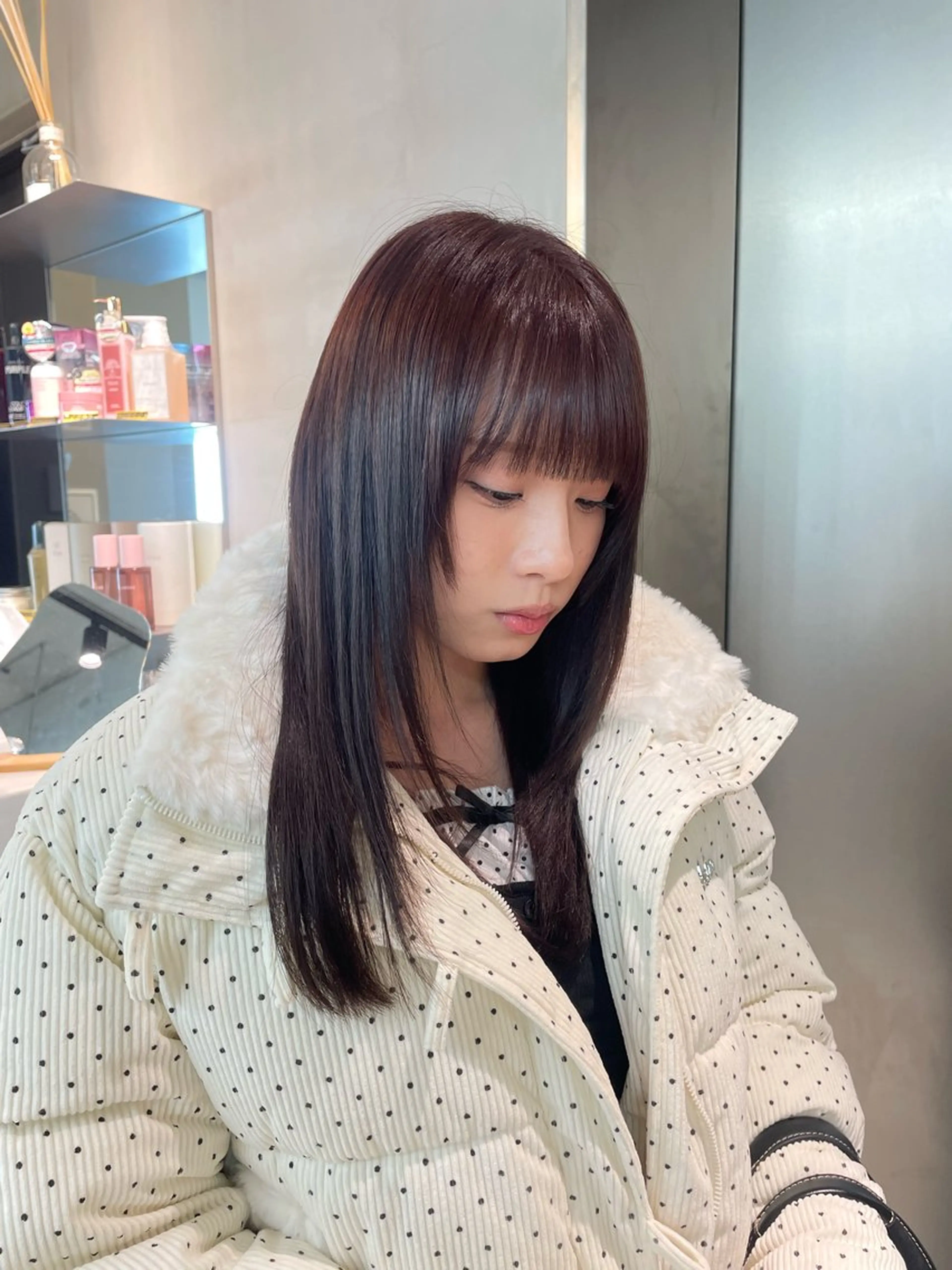 カラー ヘアカラー トリートメント ヘッドスパ 韓国ヘア/レイヤー Londエレンのヘアスタイル