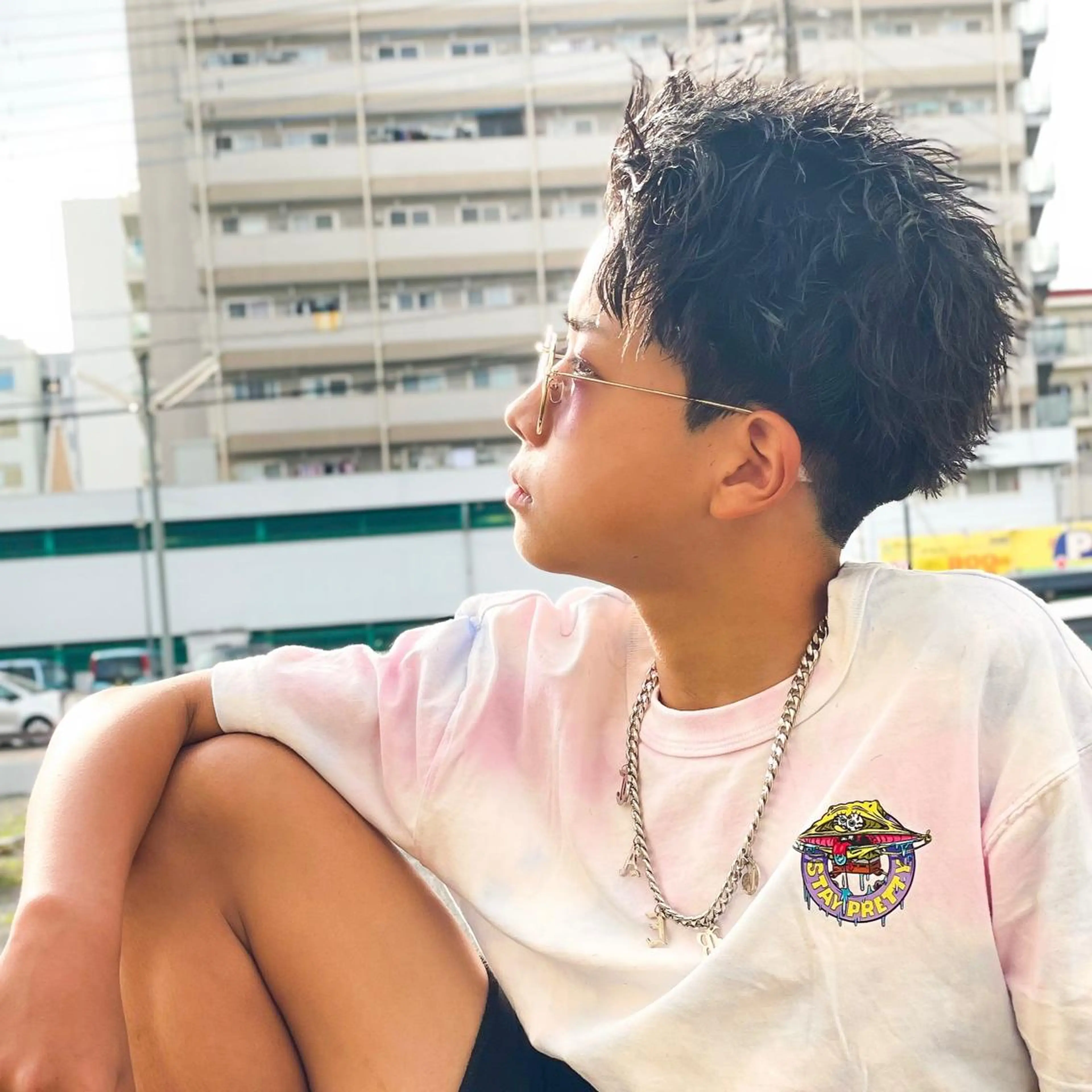 ショート カラー パーマ メンズ カット パーマ 🔥メンズ🔥かっこ いいが正義！代表柿崎のヘアスタイル