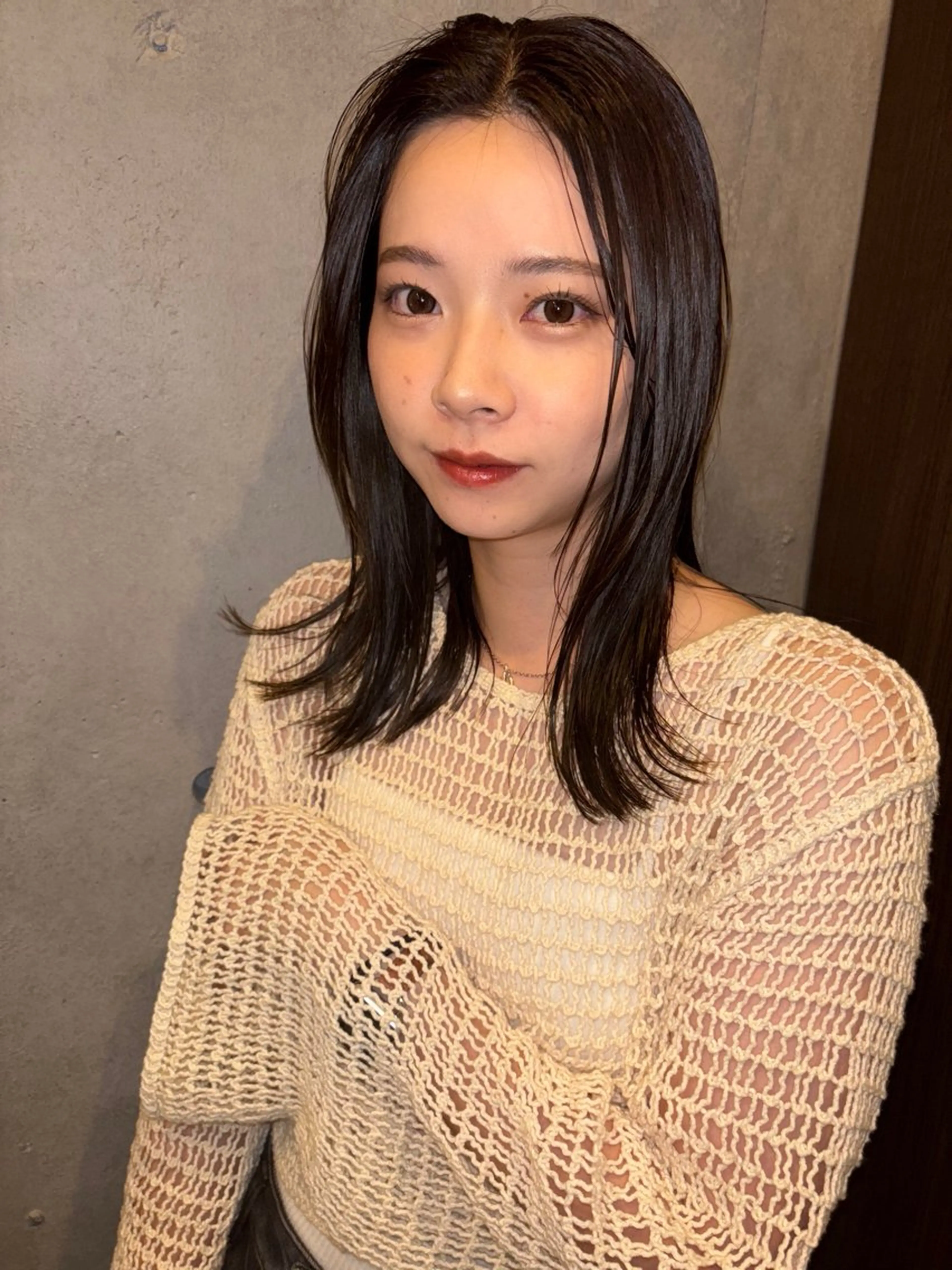 ミディアム カラー 池田理紗/メンズ カット/切りっぱなしのヘアスタイル