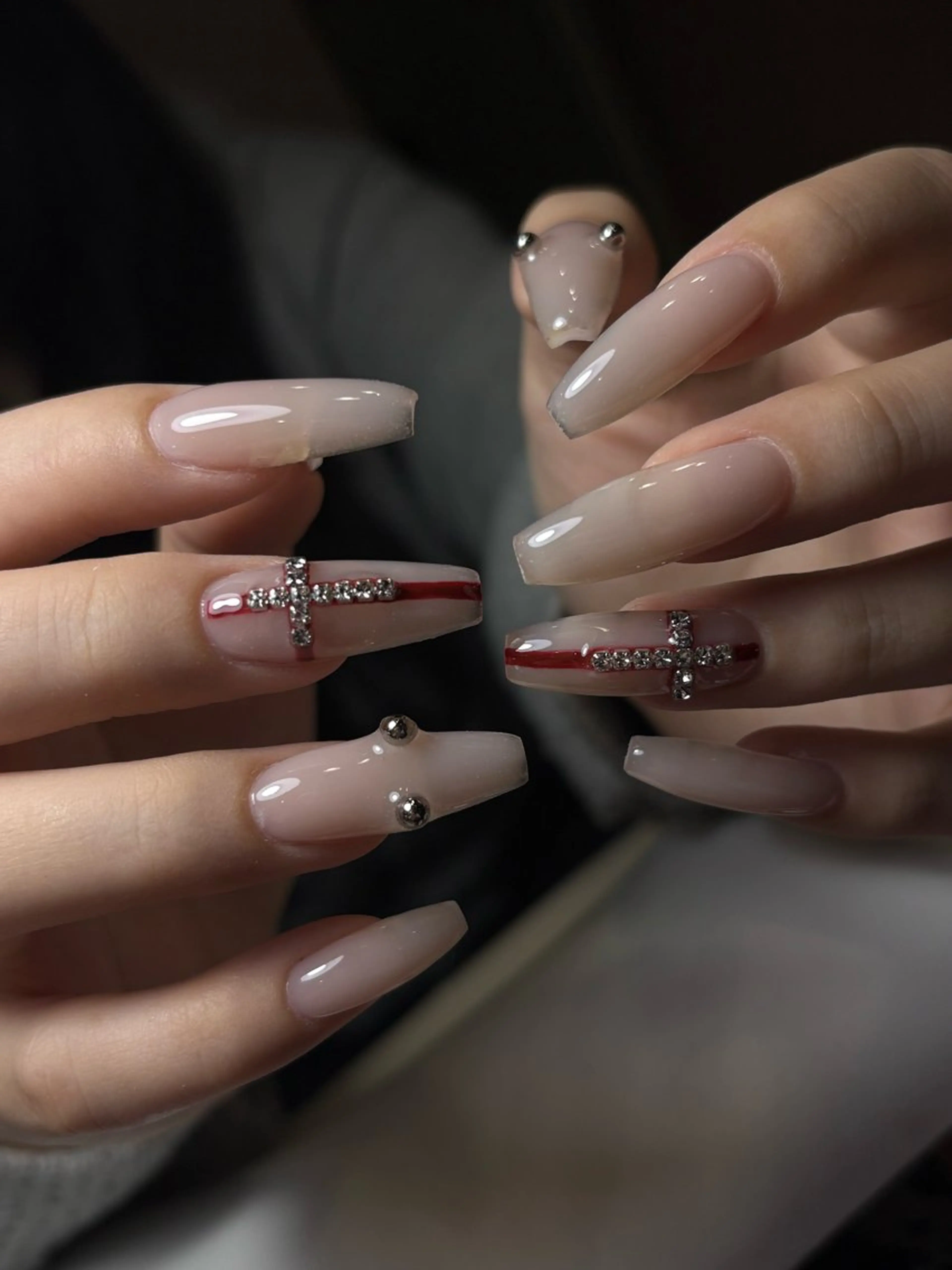 ネイル ハンドネイル Dark honey スカルプ専門原宿店のネイルデザイン