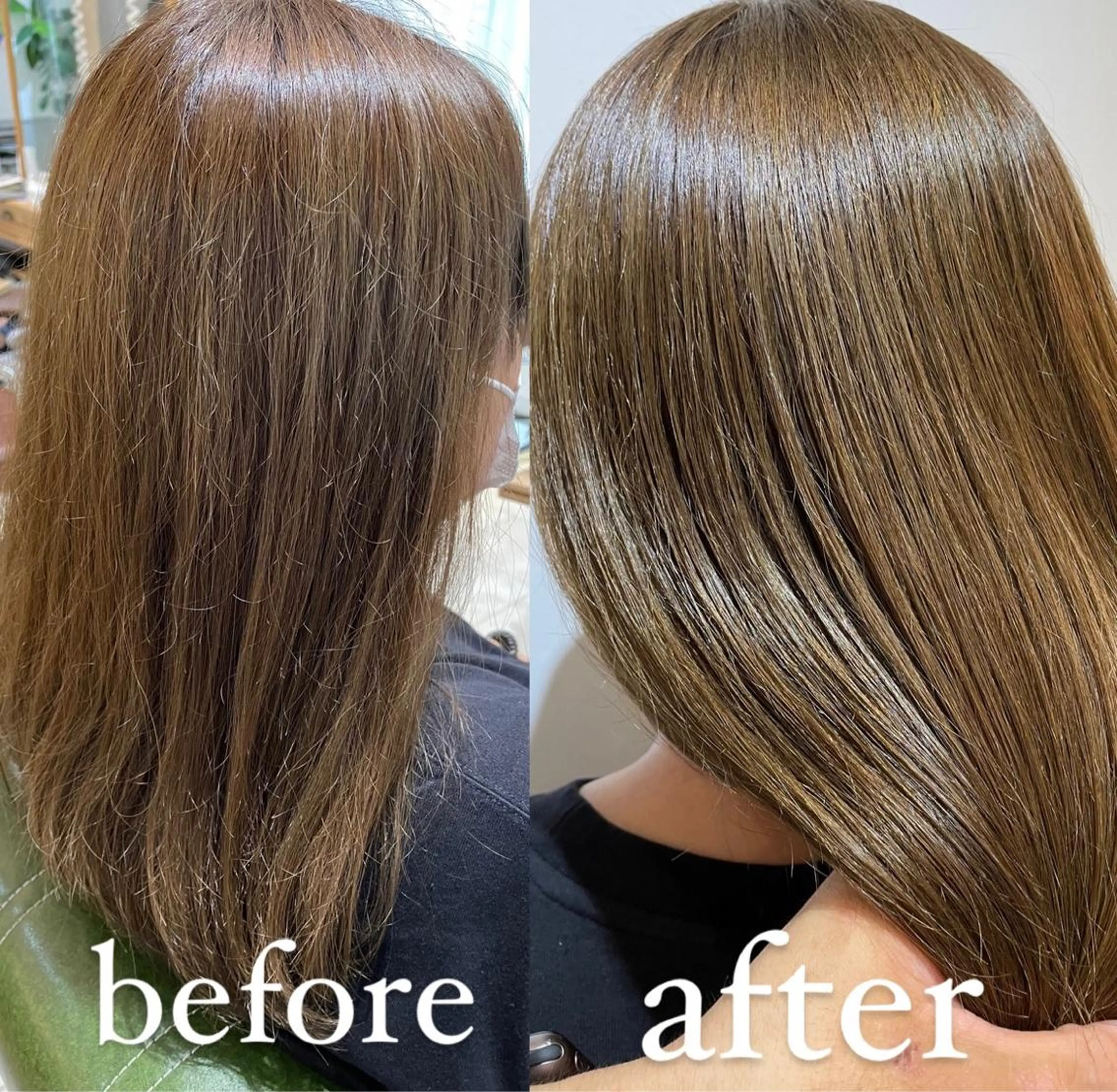 ミディアム 髪質改善 過去一の柔髪ヘア 🌿IVYjoureのヘアスタイル