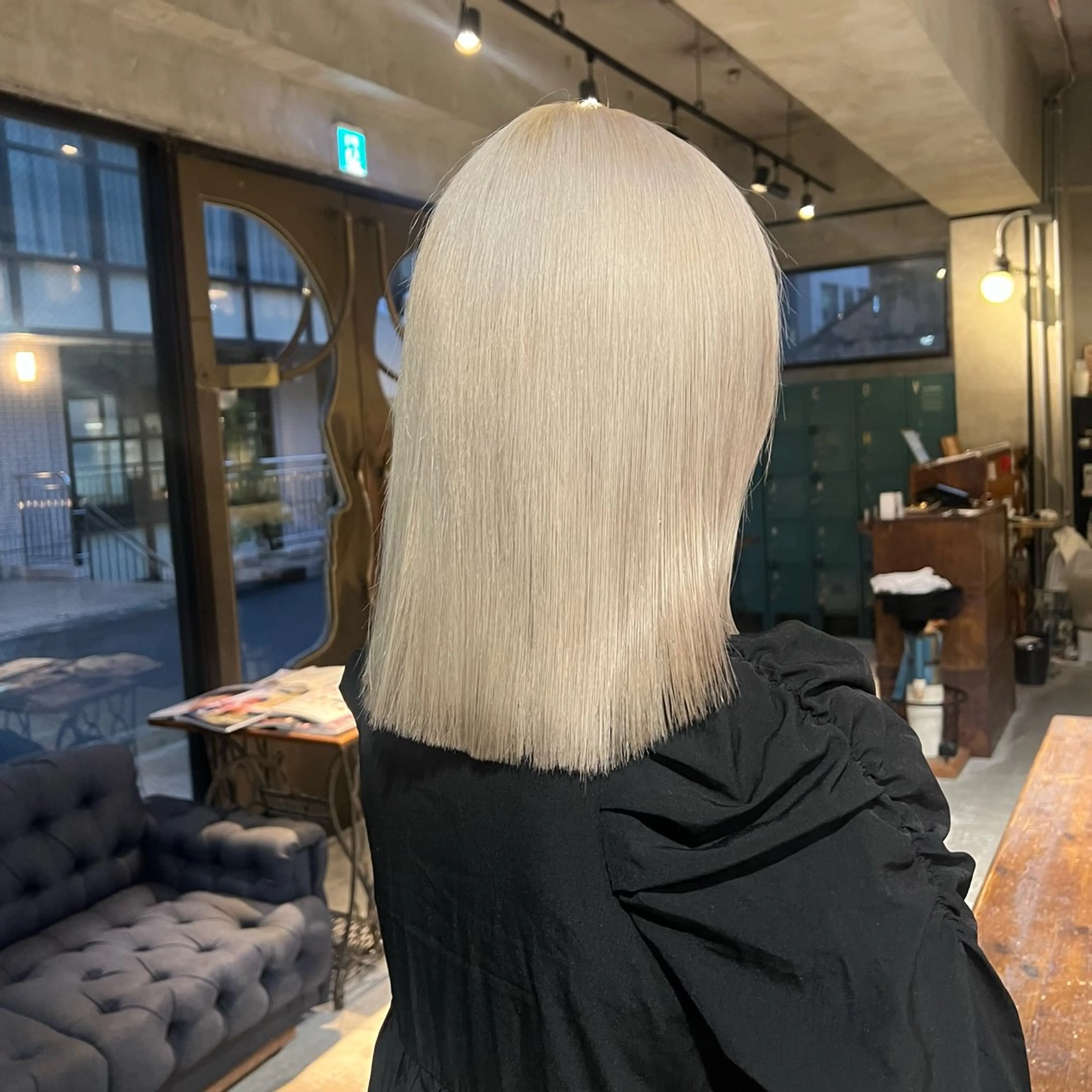 ミディアム キッズ カット ヘアカラー トリートメント 赤みゼロ/透明感 カラー🌿KANTAのヘアスタイル