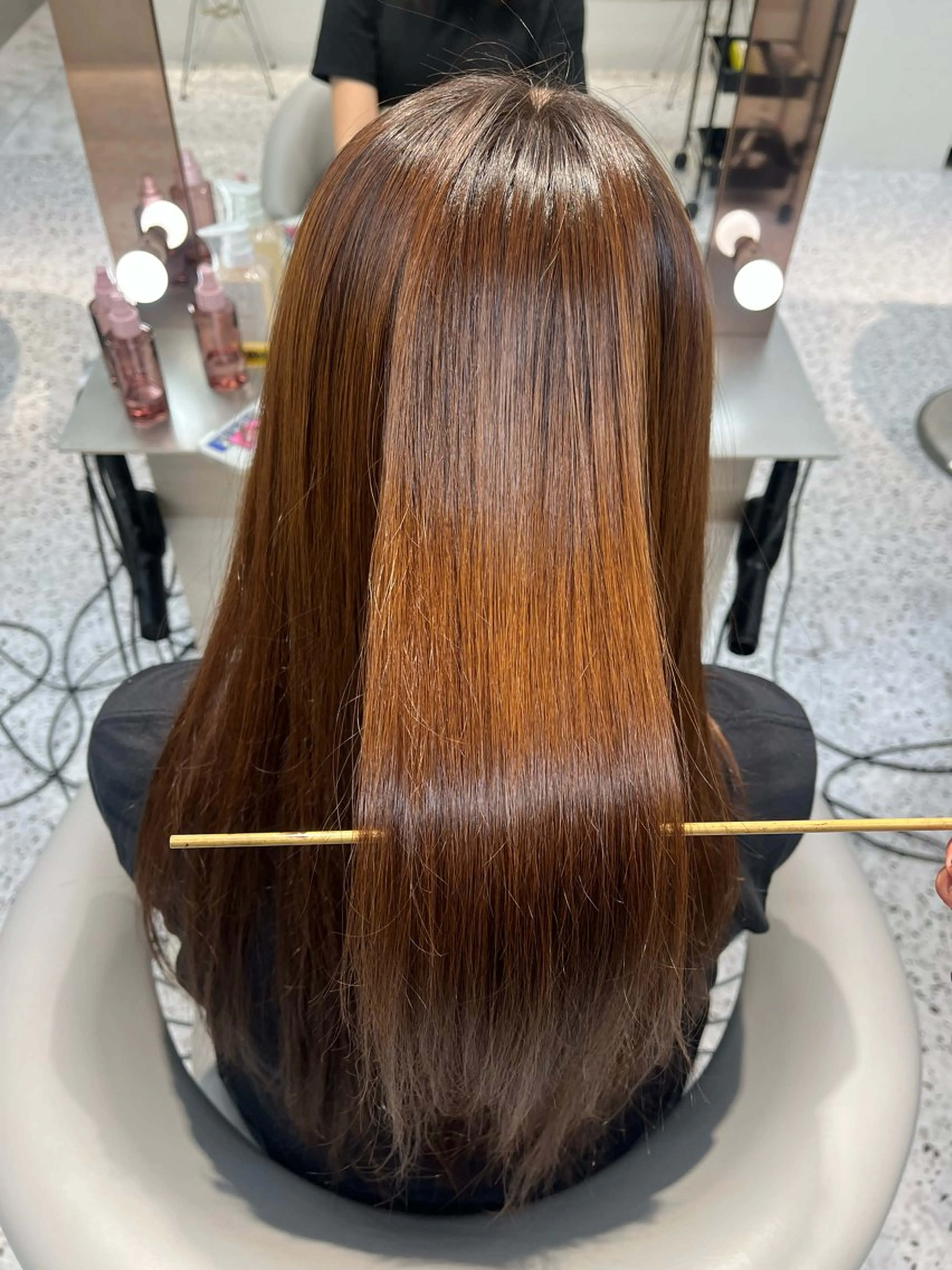 ロング 縮毛矯正 🫧髪質改善 🫧かずやのヘアスタイル