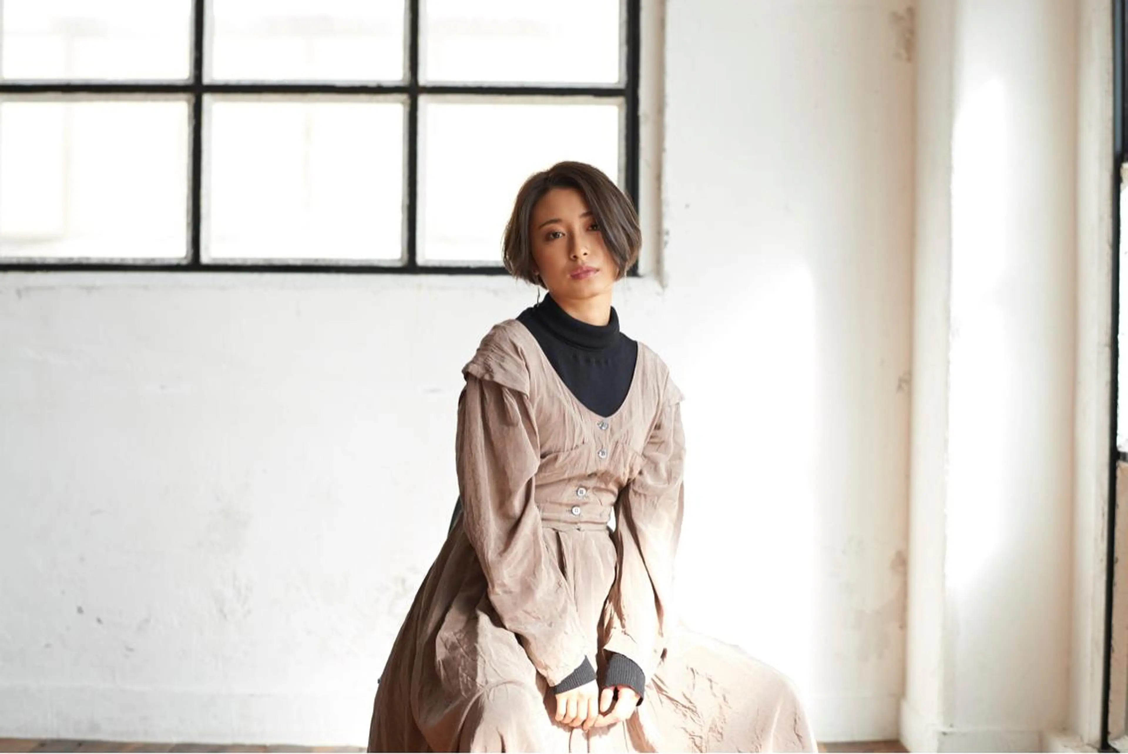 ショート ショートヘア カット ヘアカラー トリートメント 所渉/韓国レイヤー /ウルフカットのヘアスタイル