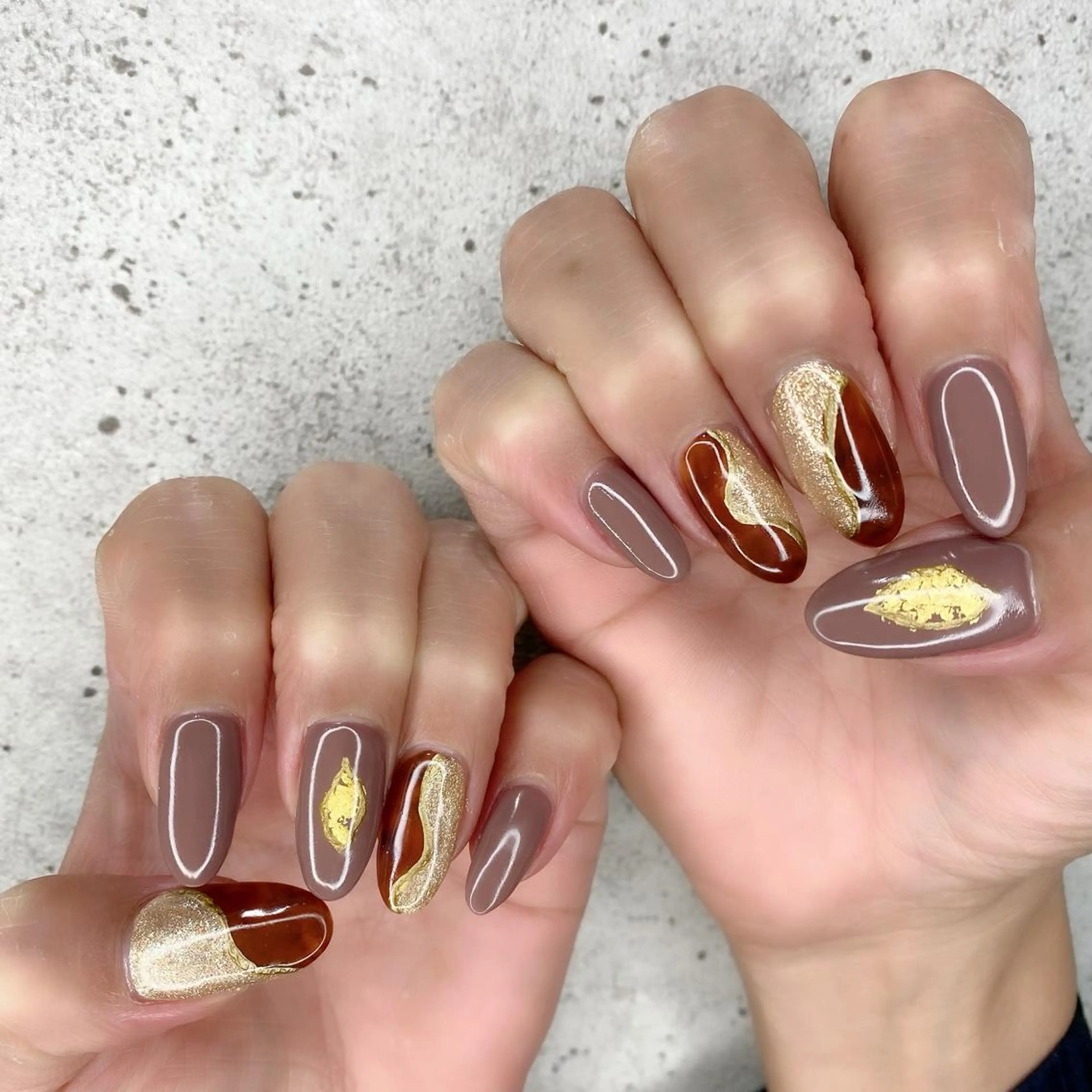 ロング カラー パーマ ヘアアレンジ メンズ キッズ ネイル マツエク・マツパ ロング アートネイル ロングネイル ハンドネイル Salon Ｋのネイルデザイン