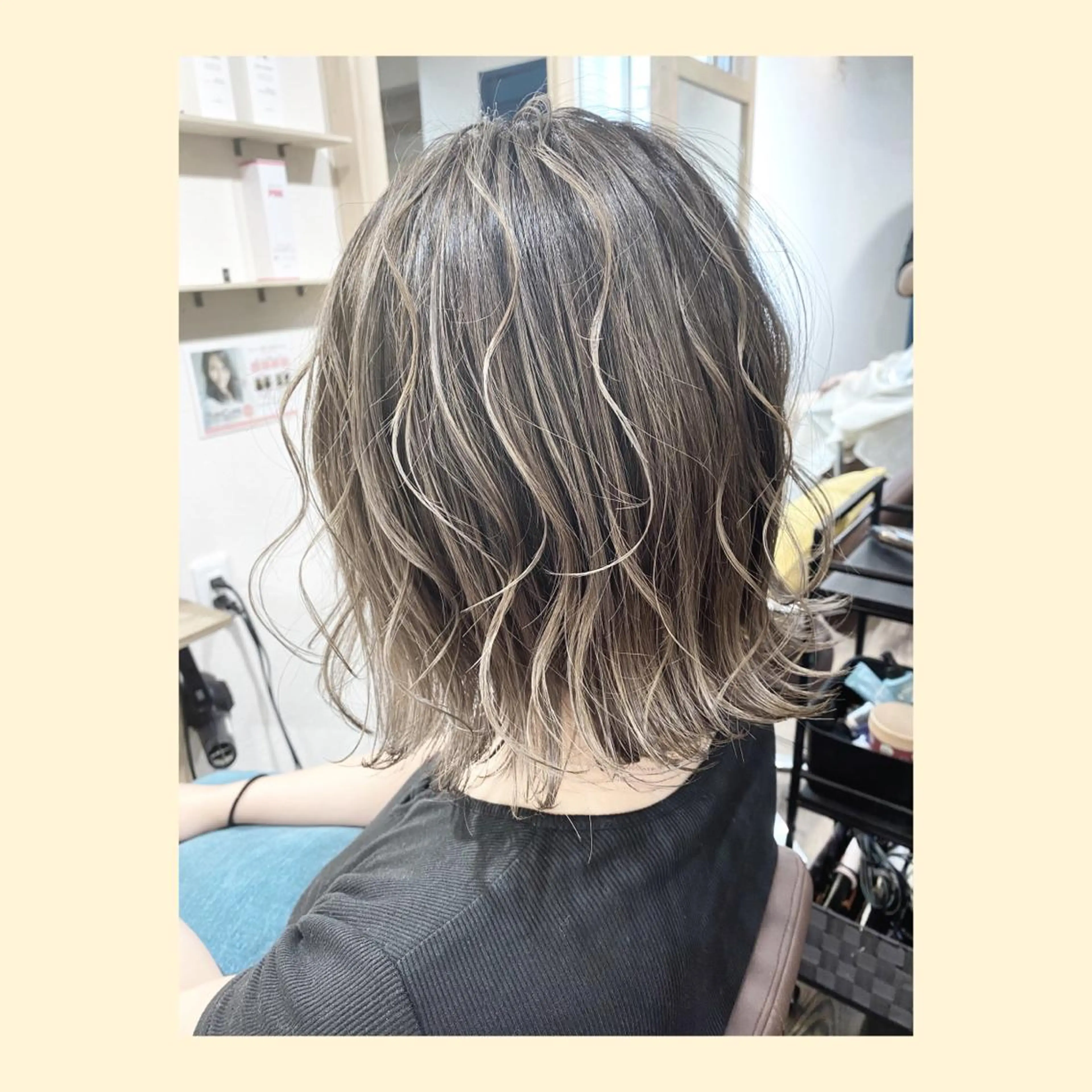 ミディアム カラー ヘアカラー トリートメント 🌈ショート/レイヤ ーカット/中村崇宏のヘアスタイル