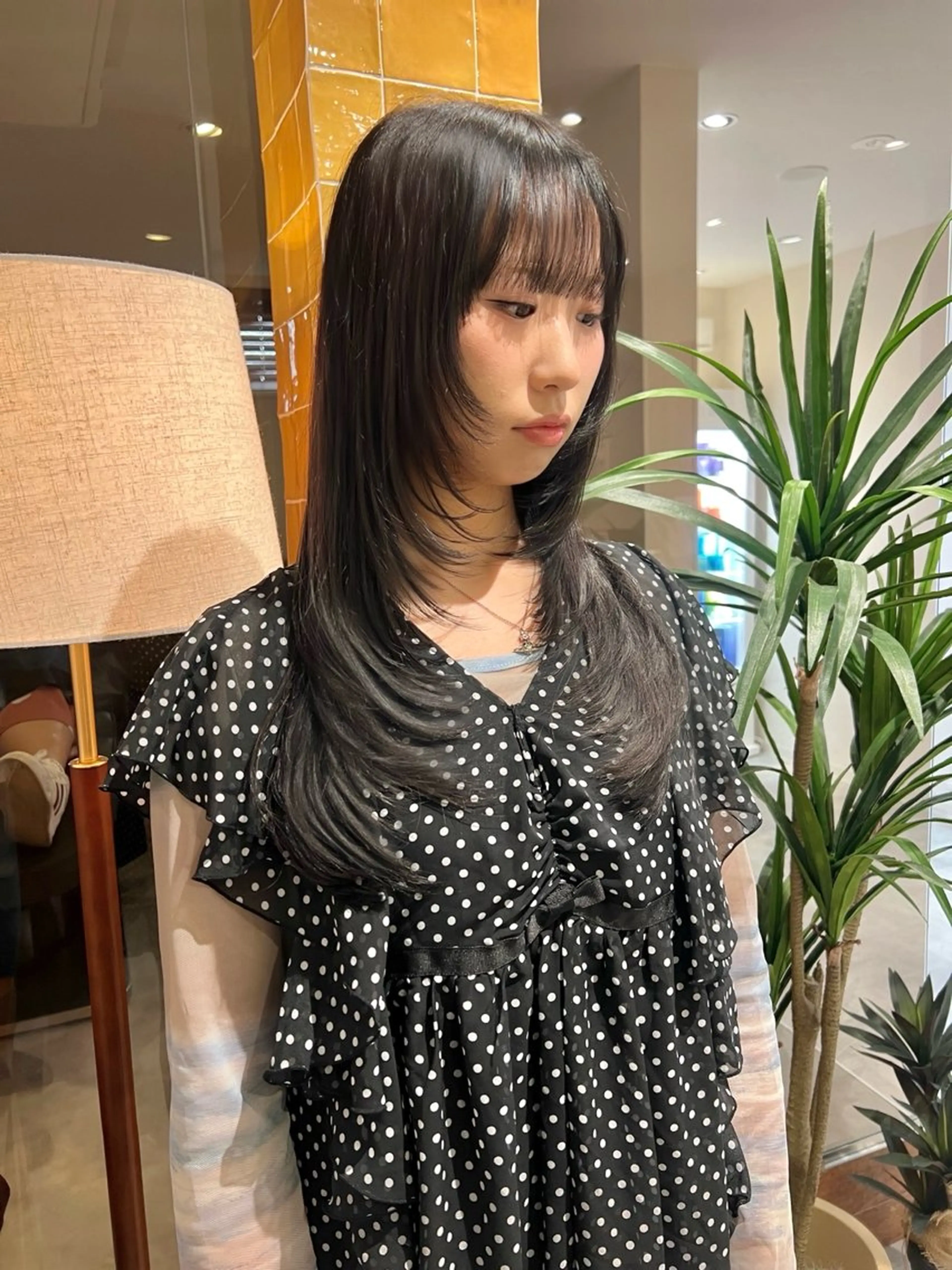 ロング カラー カット ヘアカラー トリートメント レイヤー/ 透明感SHIMAのヘアスタイル