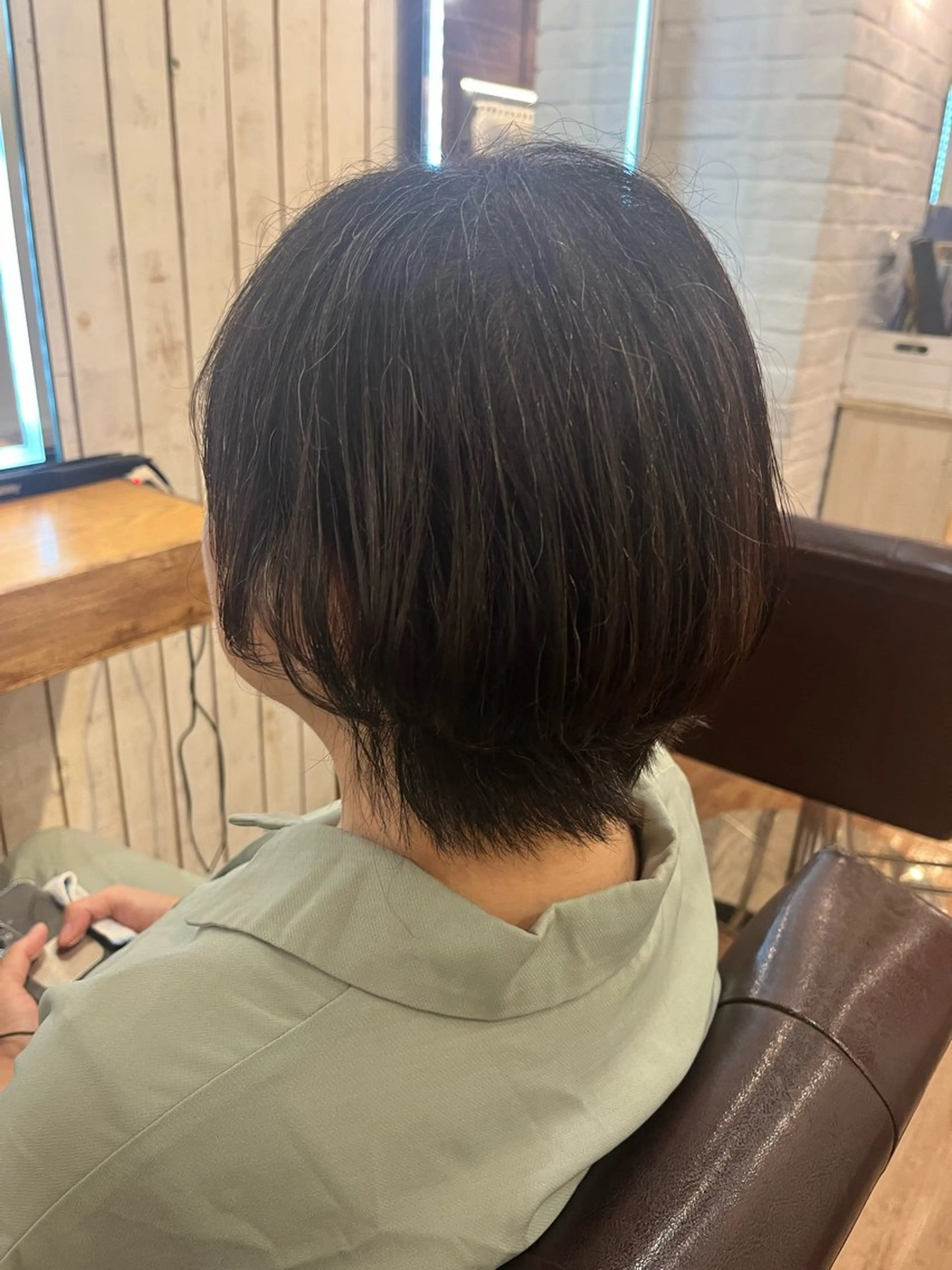 ショート ショートヘア Little福岡 ‪🍀アイのヘアスタイル