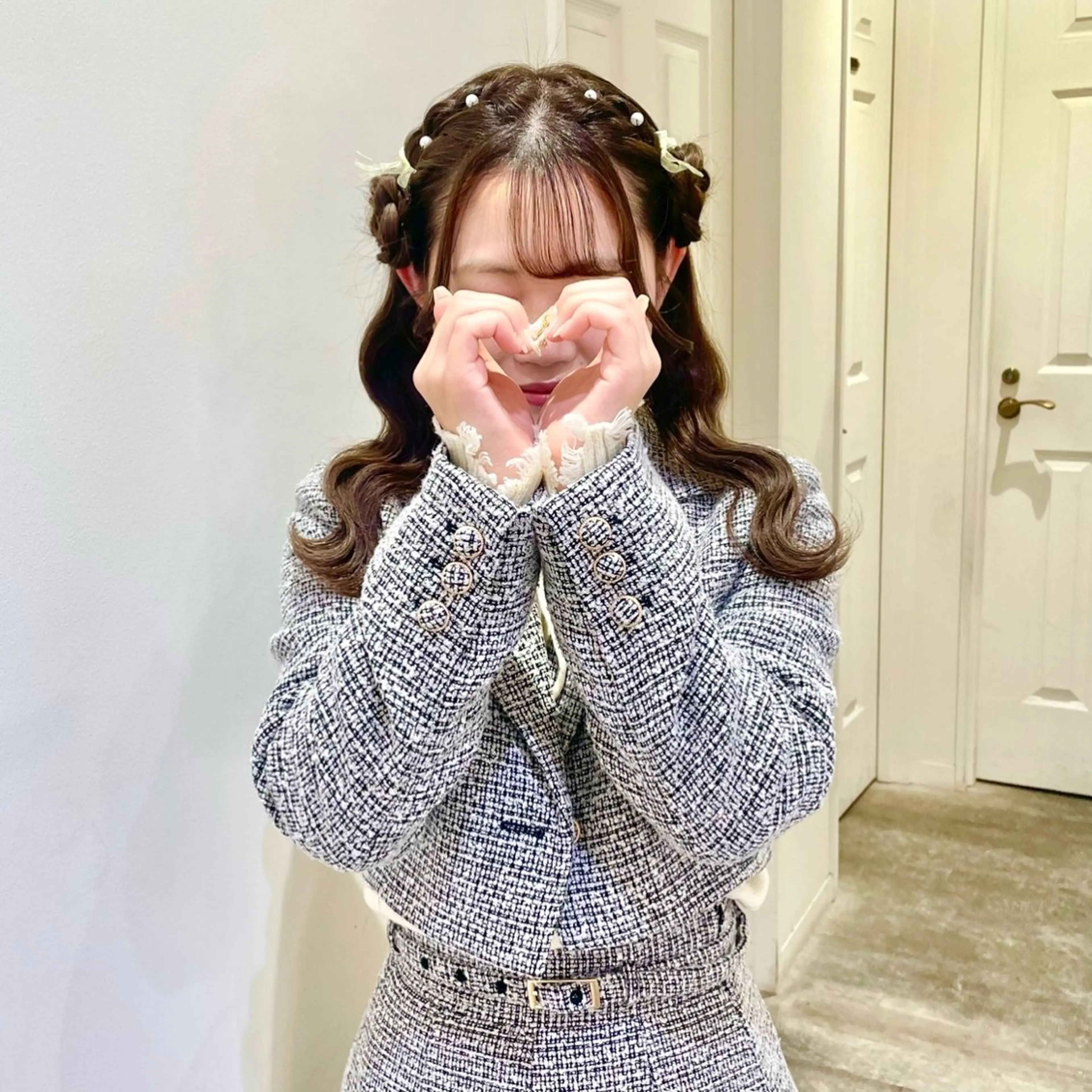 ヘアアレンジ ハイトーンカラー/ 長さだし🐇きょうかのヘアスタイル