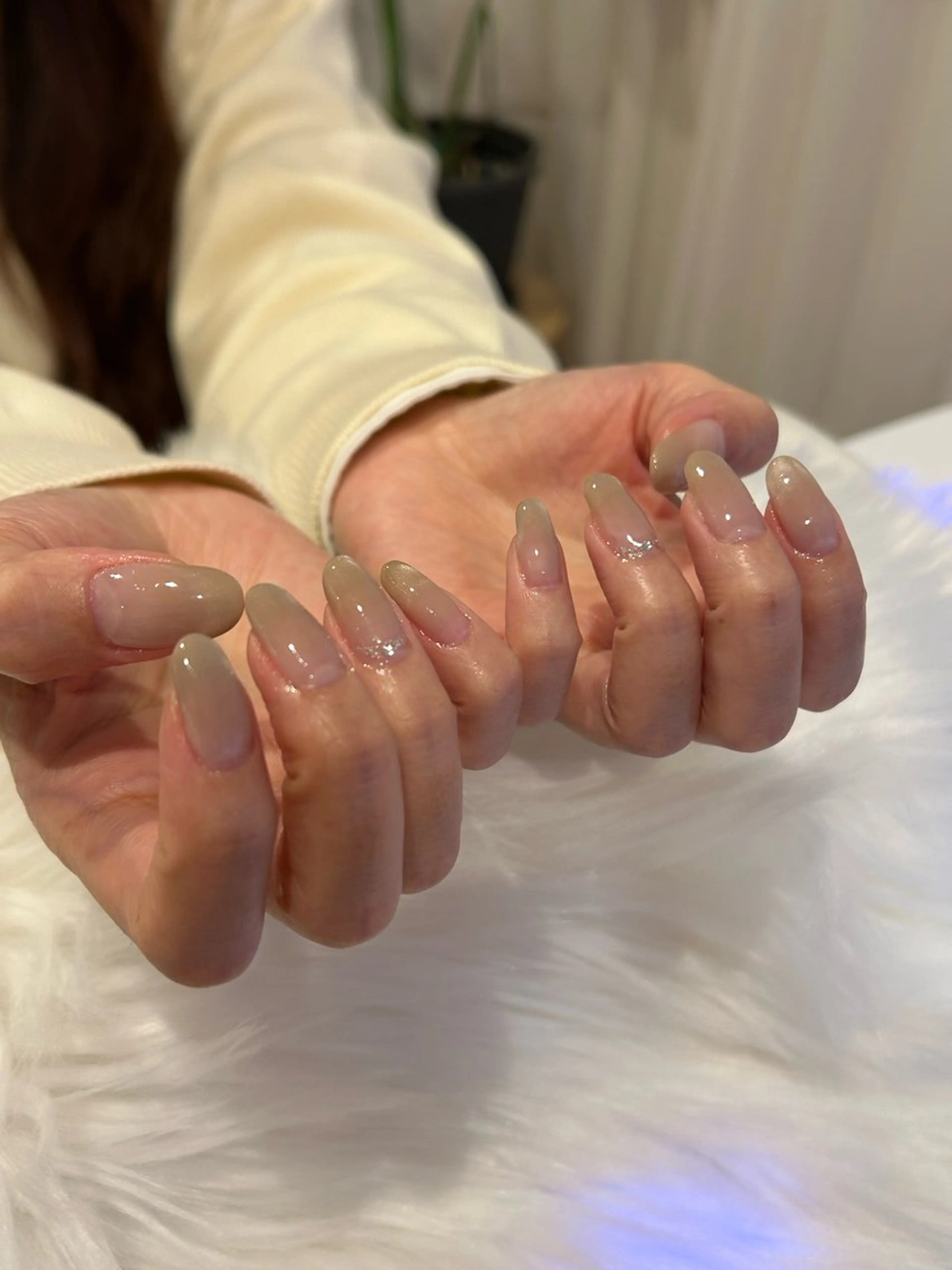 ネイル グラデーション マグネットネイル puff 八軒 パフハチケンのネイルデザイン