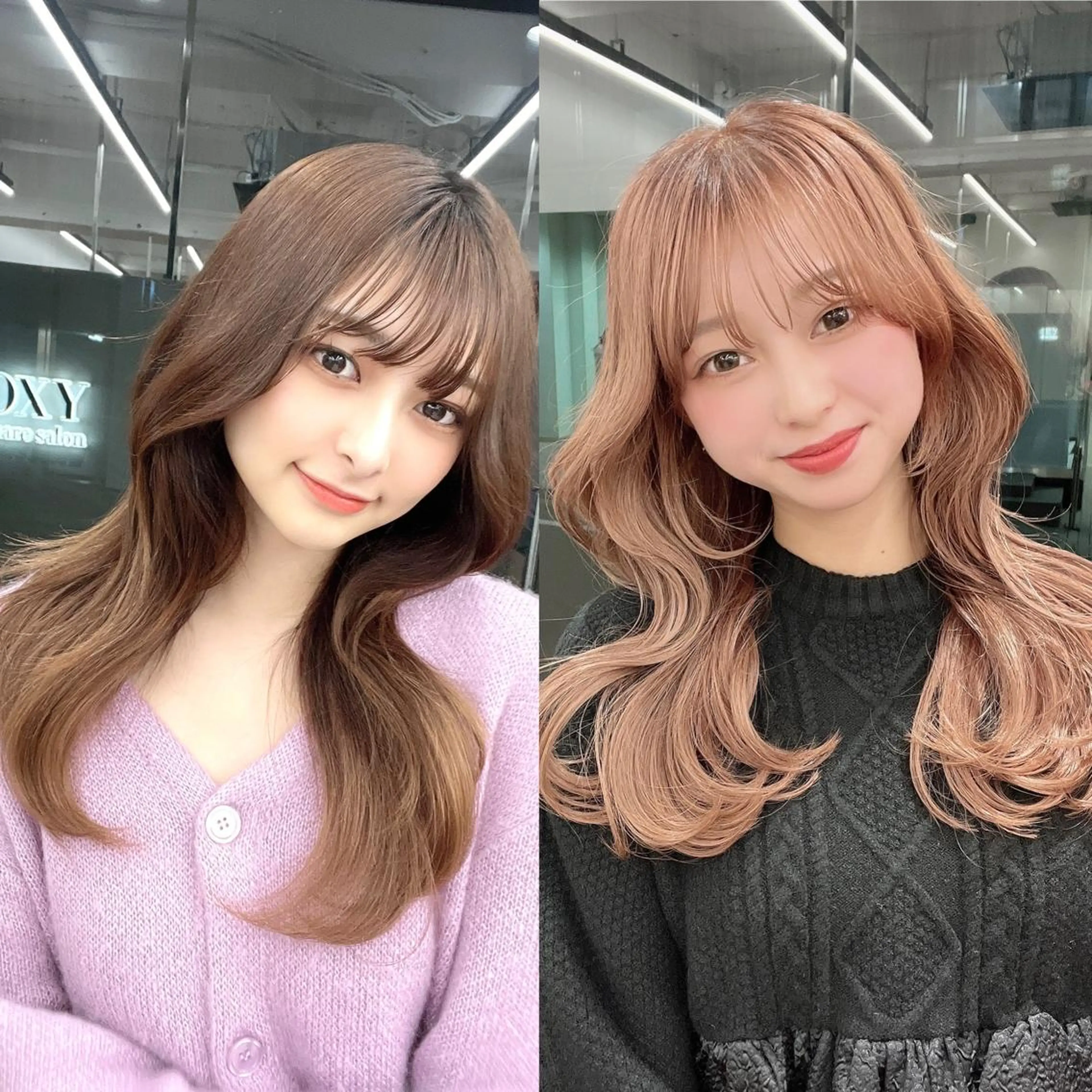 ✨似合わせカット✨TOKIOフルステップトリートメント🌿コテ巻き付き🉐#韓国風#くびれヘア#顔まわりカットの写真