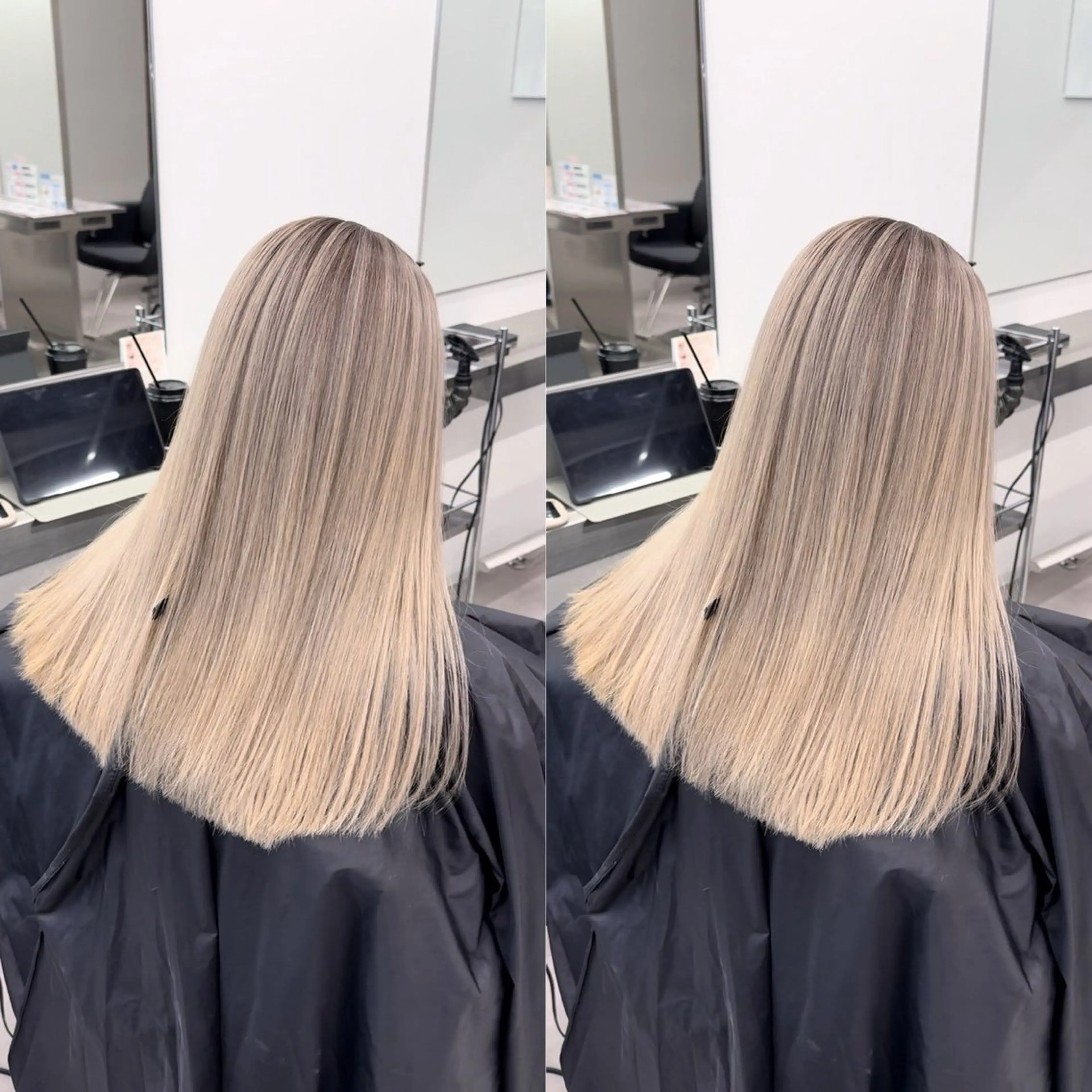 セミロング LAWE.北堀江/ 韓国エクステのヘアスタイル