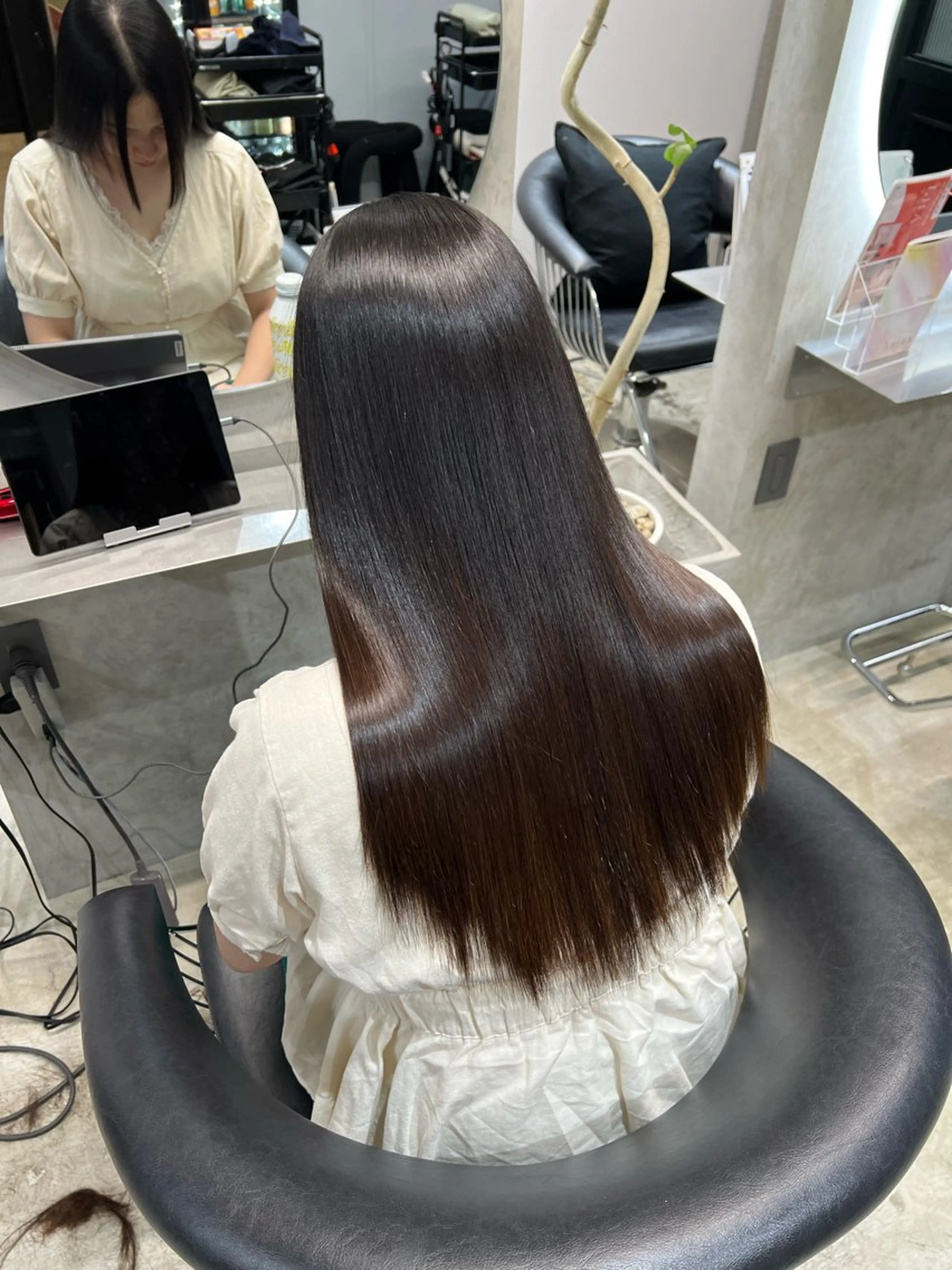 ロング パーマ etora 渋谷所属・ワンホンヘア🇨🇳 髪質改善/itaruのヘアスタイル