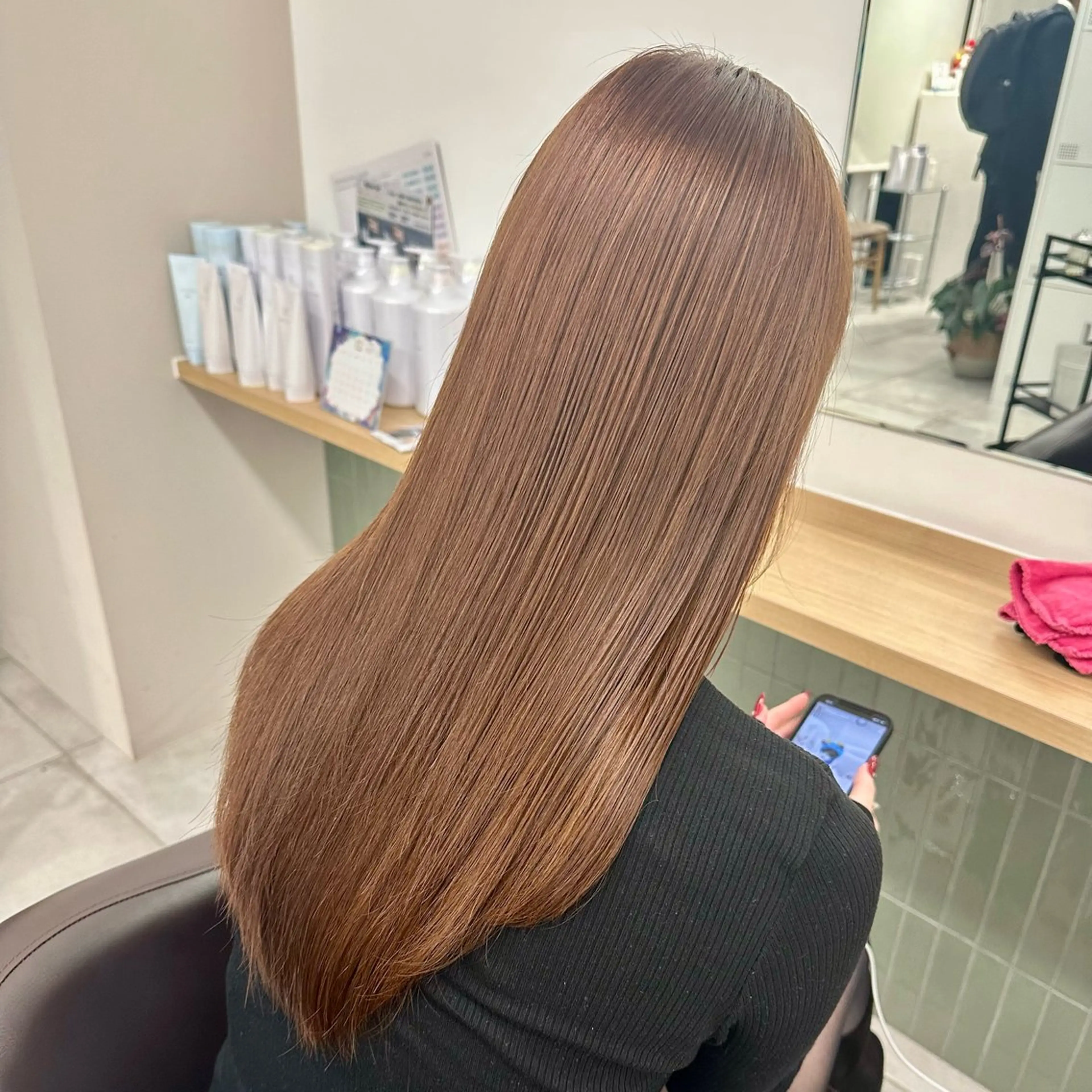 ロング カラー カット ヘアカラー トリートメント ブリーチなし/レイヤ ー特化🌈Tommyのヘアスタイル