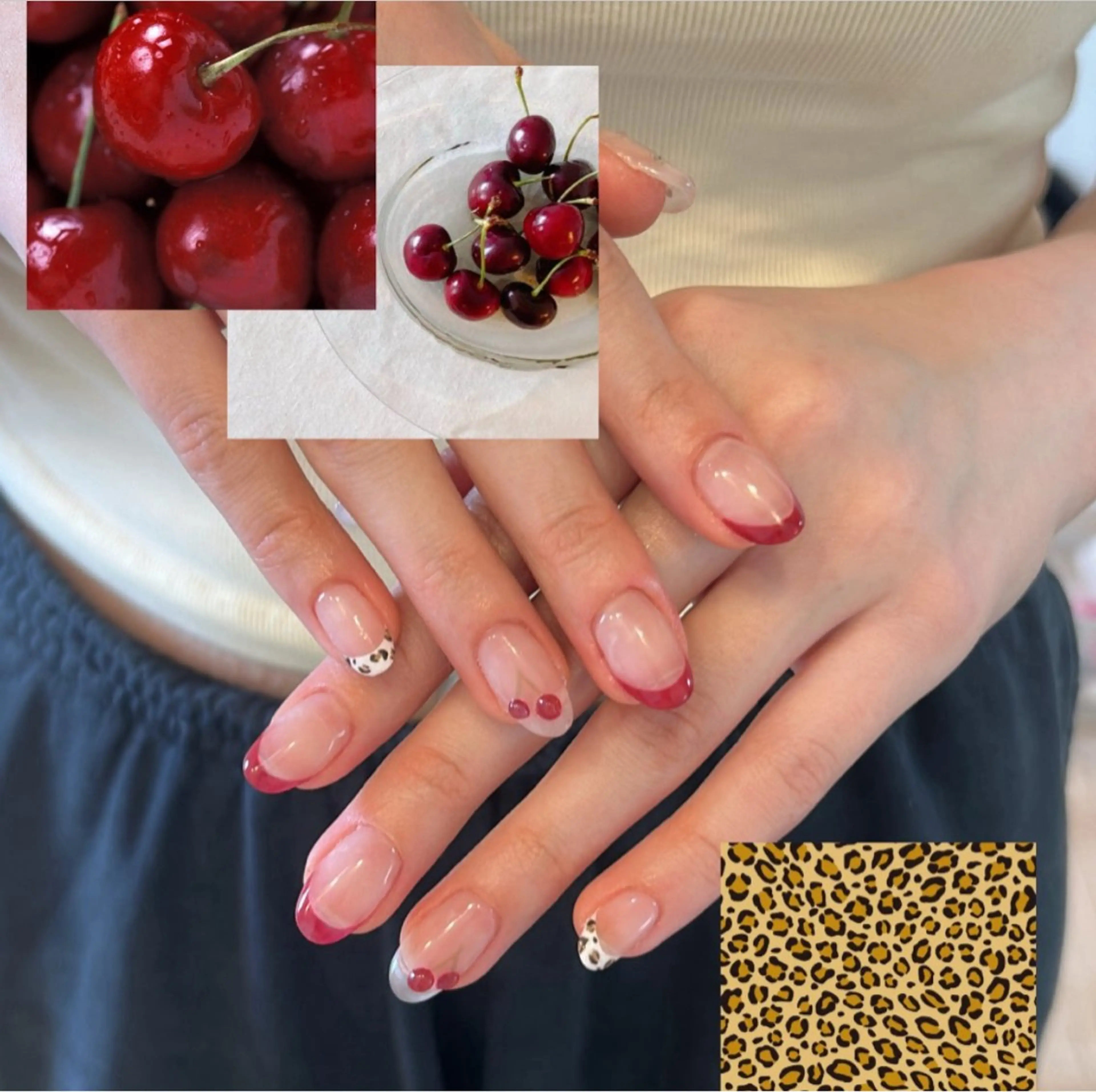 ネイル フレンチネイル ぷっくりネイル 赤色 ハンドネイル 佐藤 来夢のその他イメージ