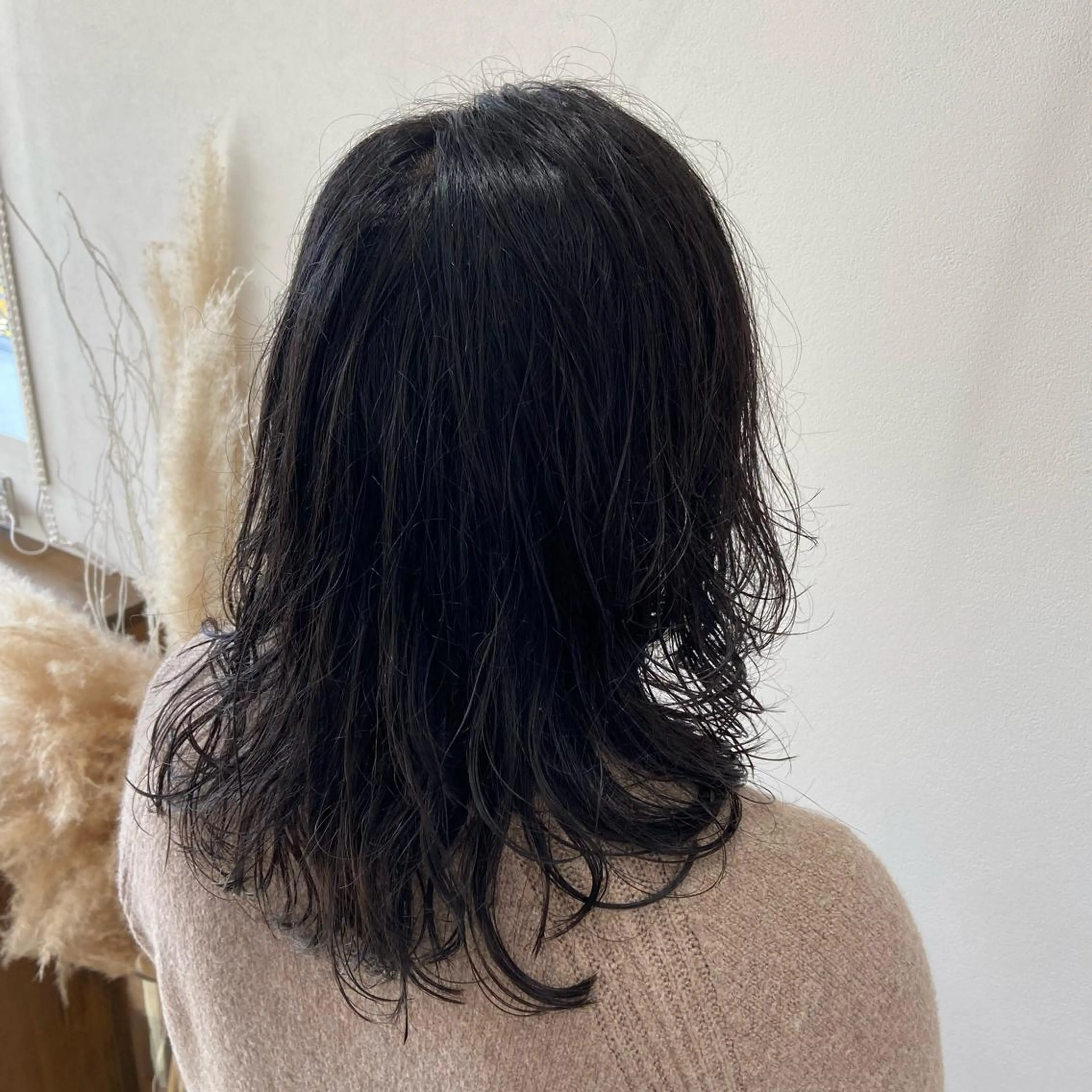 パーマ 松本 玲菜のヘアスタイル