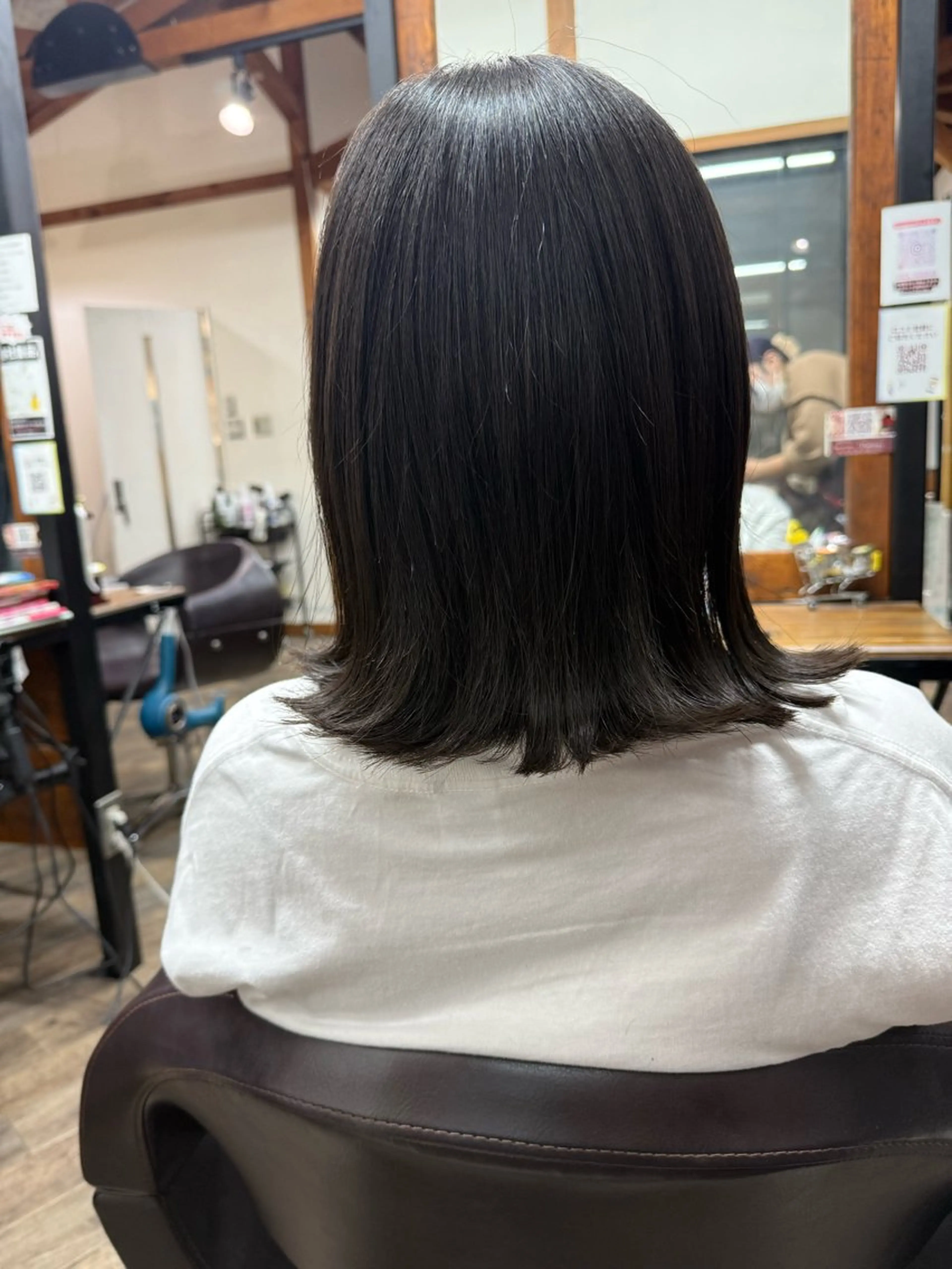 ショート ボブ 外ハネヘア Organic hairsalon AXIS 音更店所属・ミ クのヘアスタイル