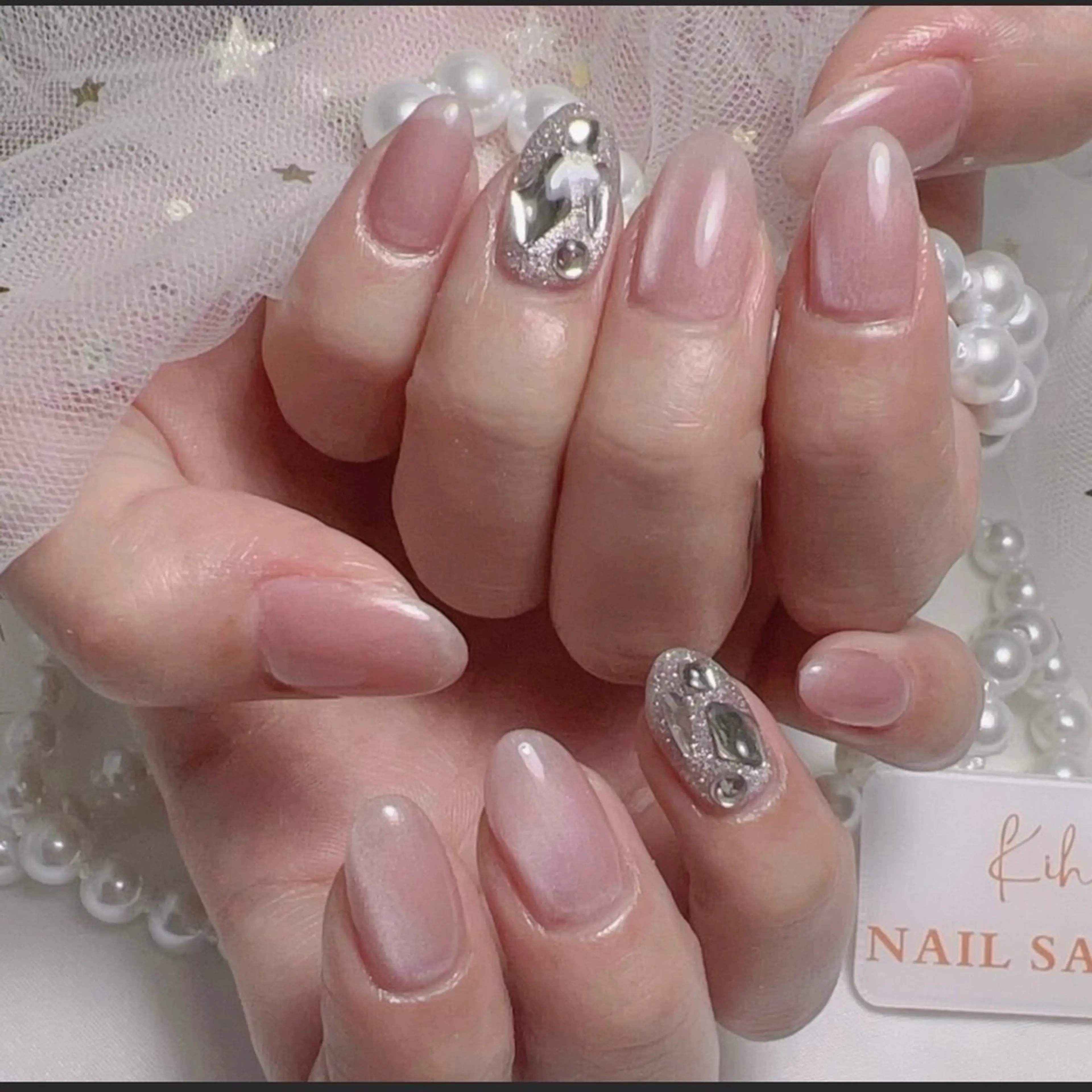 ネイル アートネイル フレンチネイル ジェルネイル グラデーション 韓国ネイル ハンドネイル 💕鈴木ユリ パラジェル/オフ無料のネイルデザイン