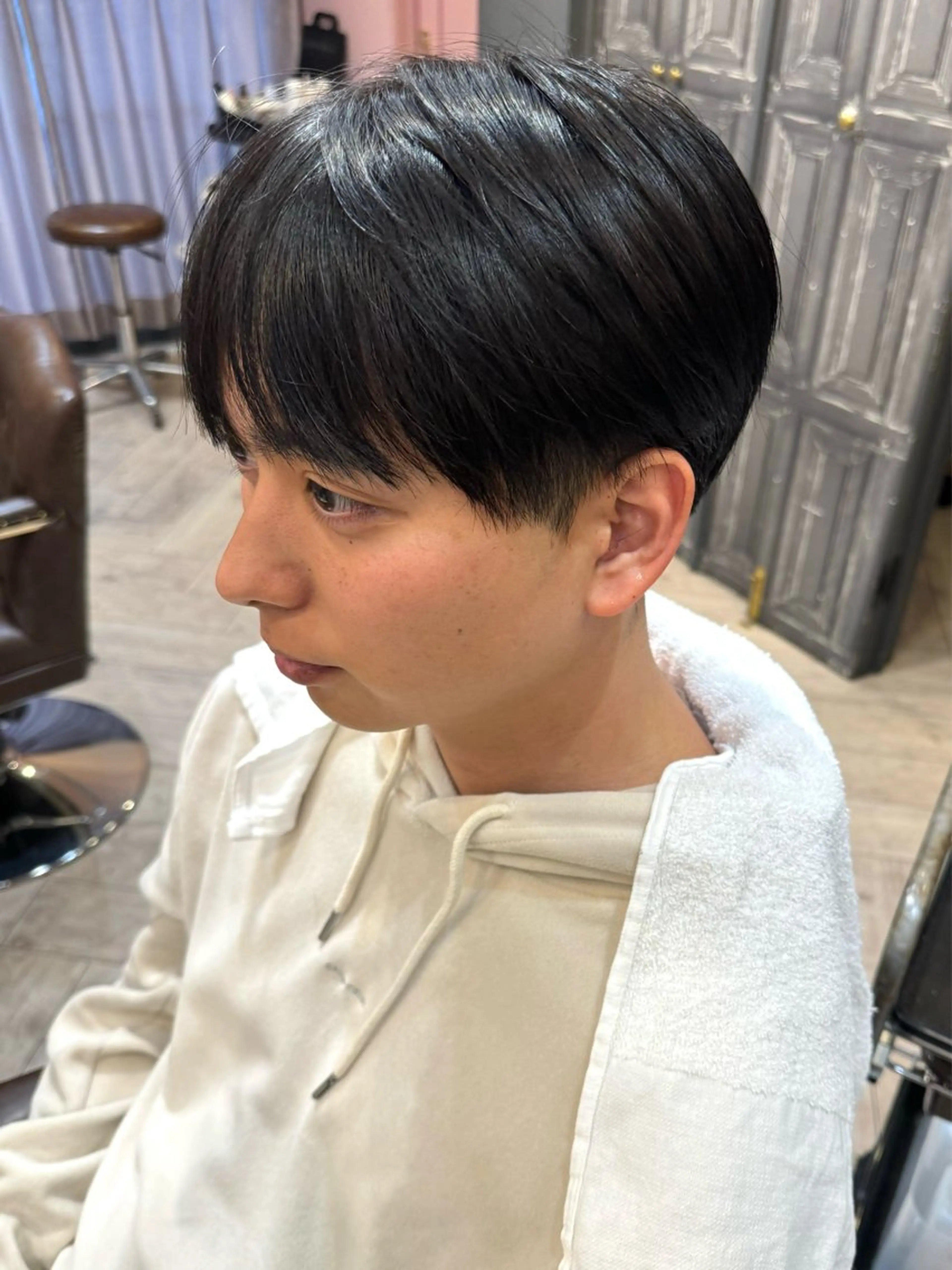 カラー メンズ shiomi H TARUMI森彩華のヘアスタイル