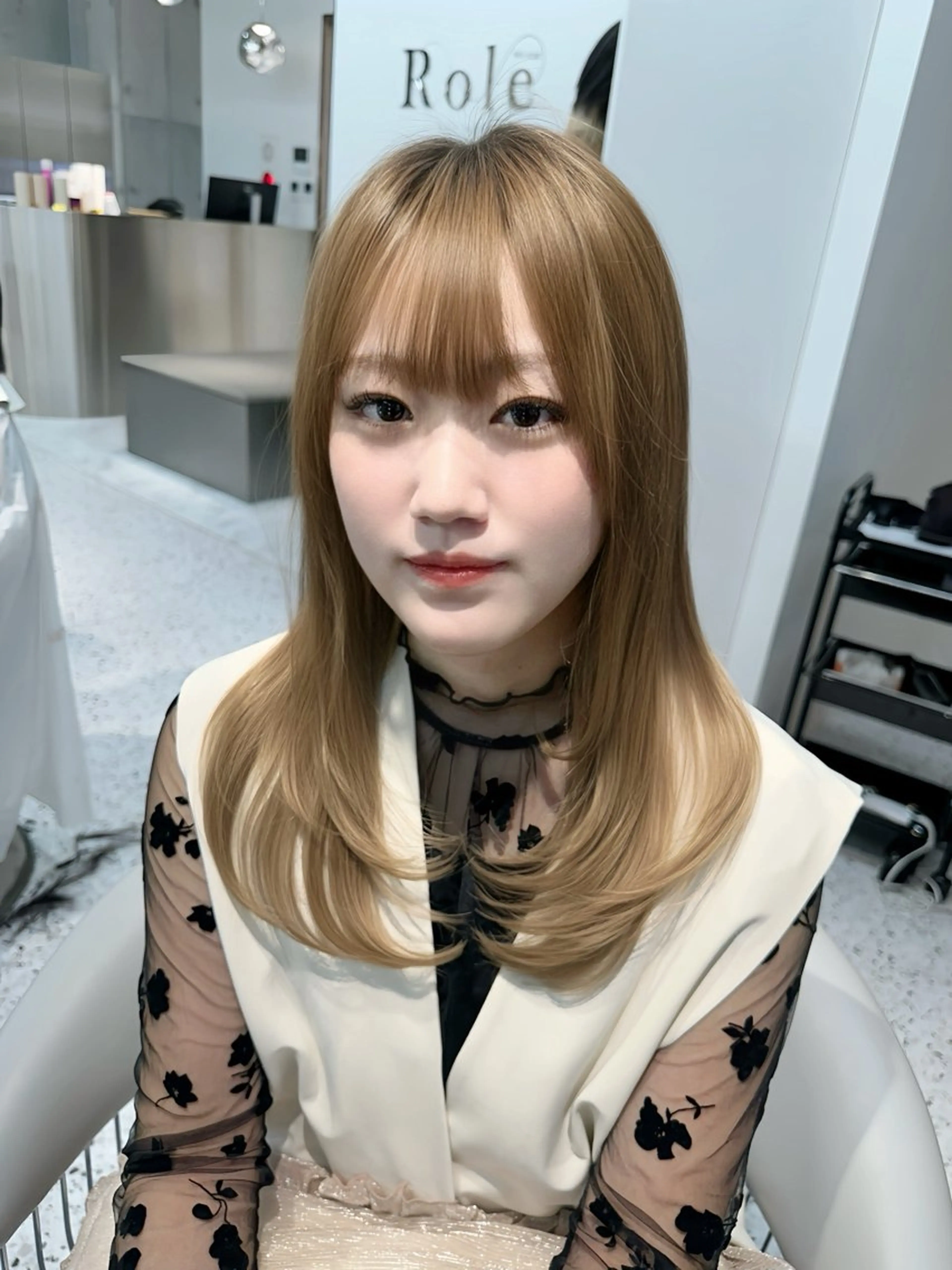 セミロング 🎀Rimi୨୧ ✨艶✨color🎀のヘアスタイル