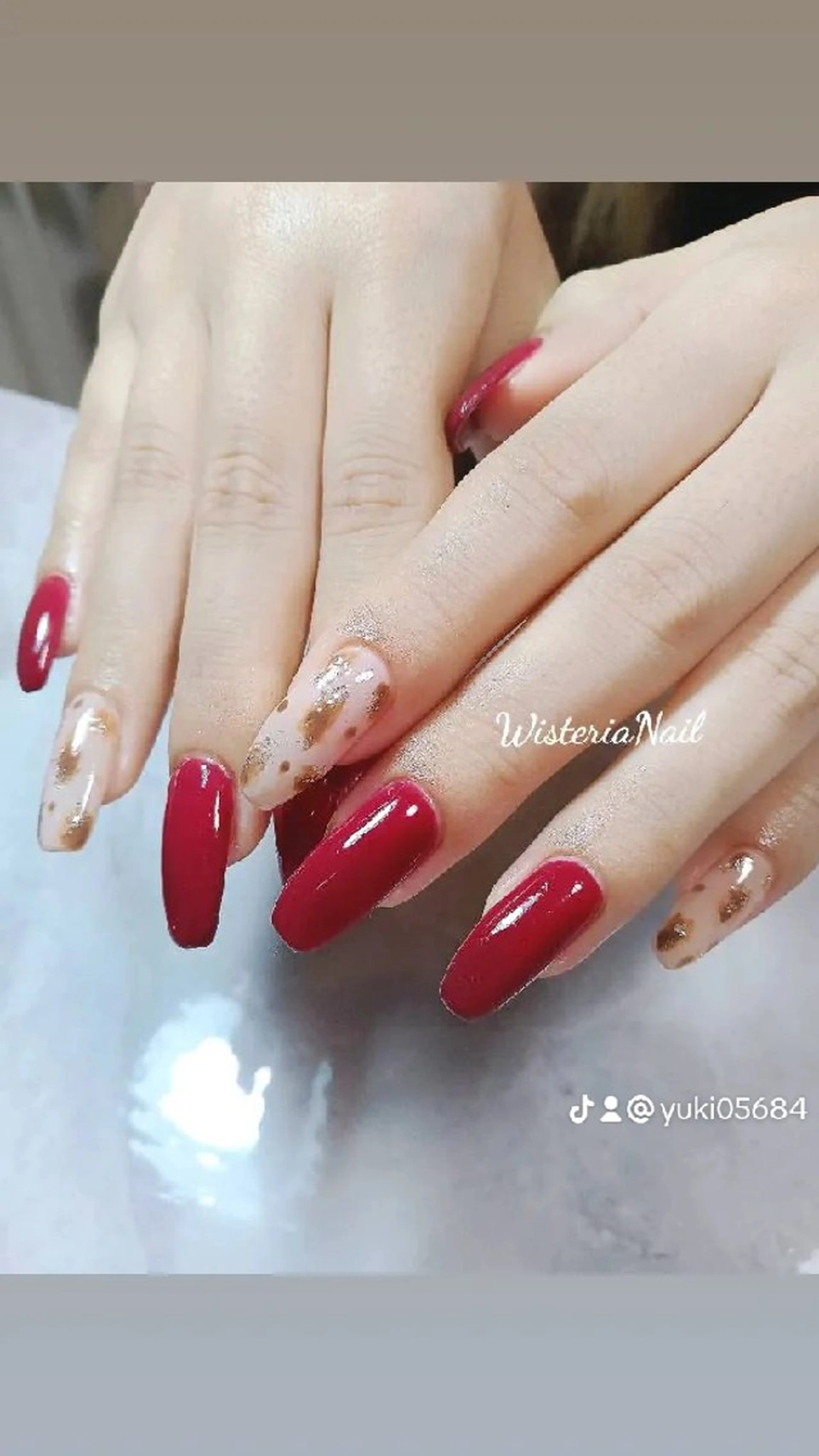ロング ロング Wisteria Nail_Yukieのネイルデザイン