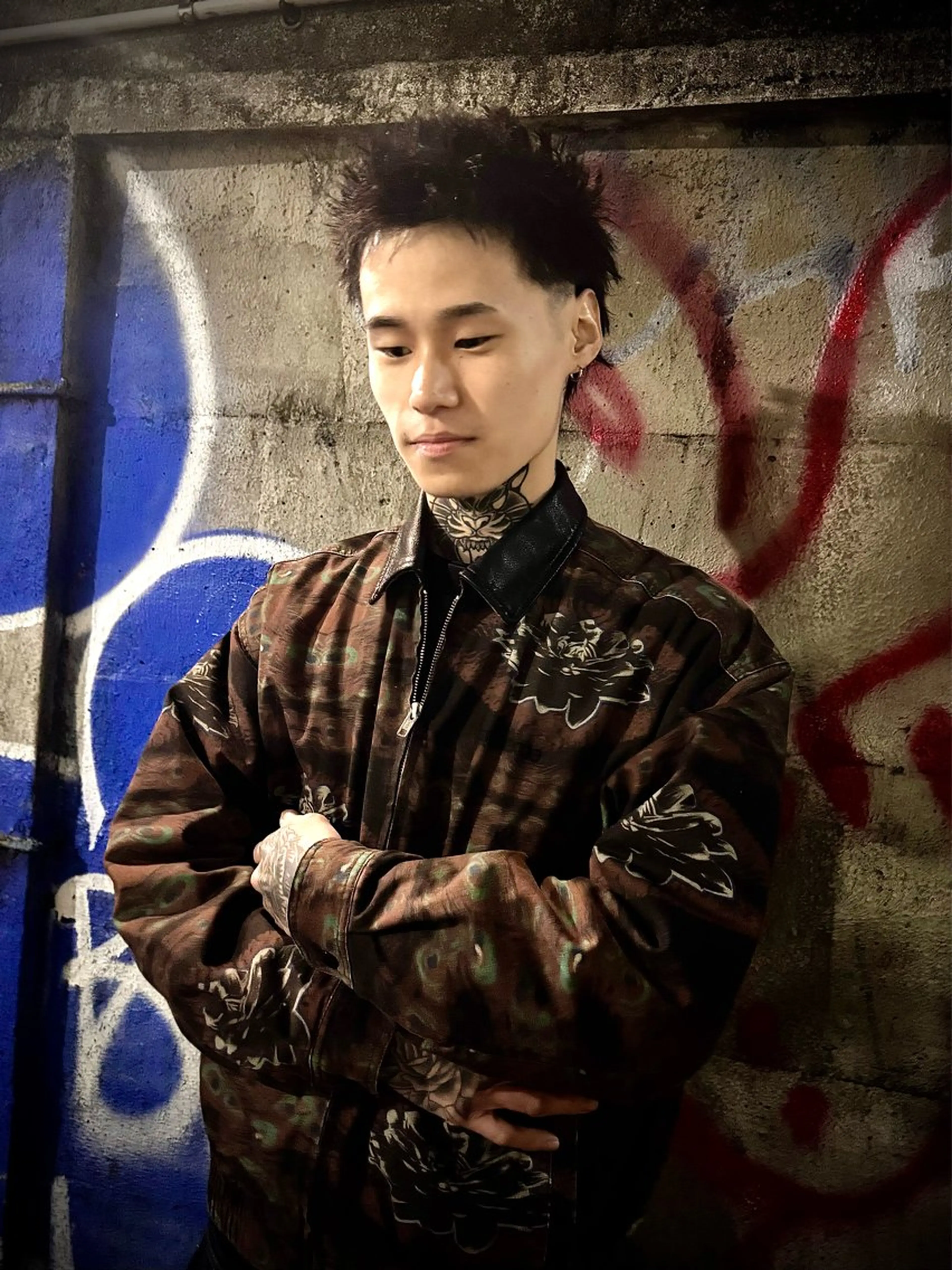 メンズ カット デザインカラー⭐︎★ 🐆hyo🐆のヘアスタイル