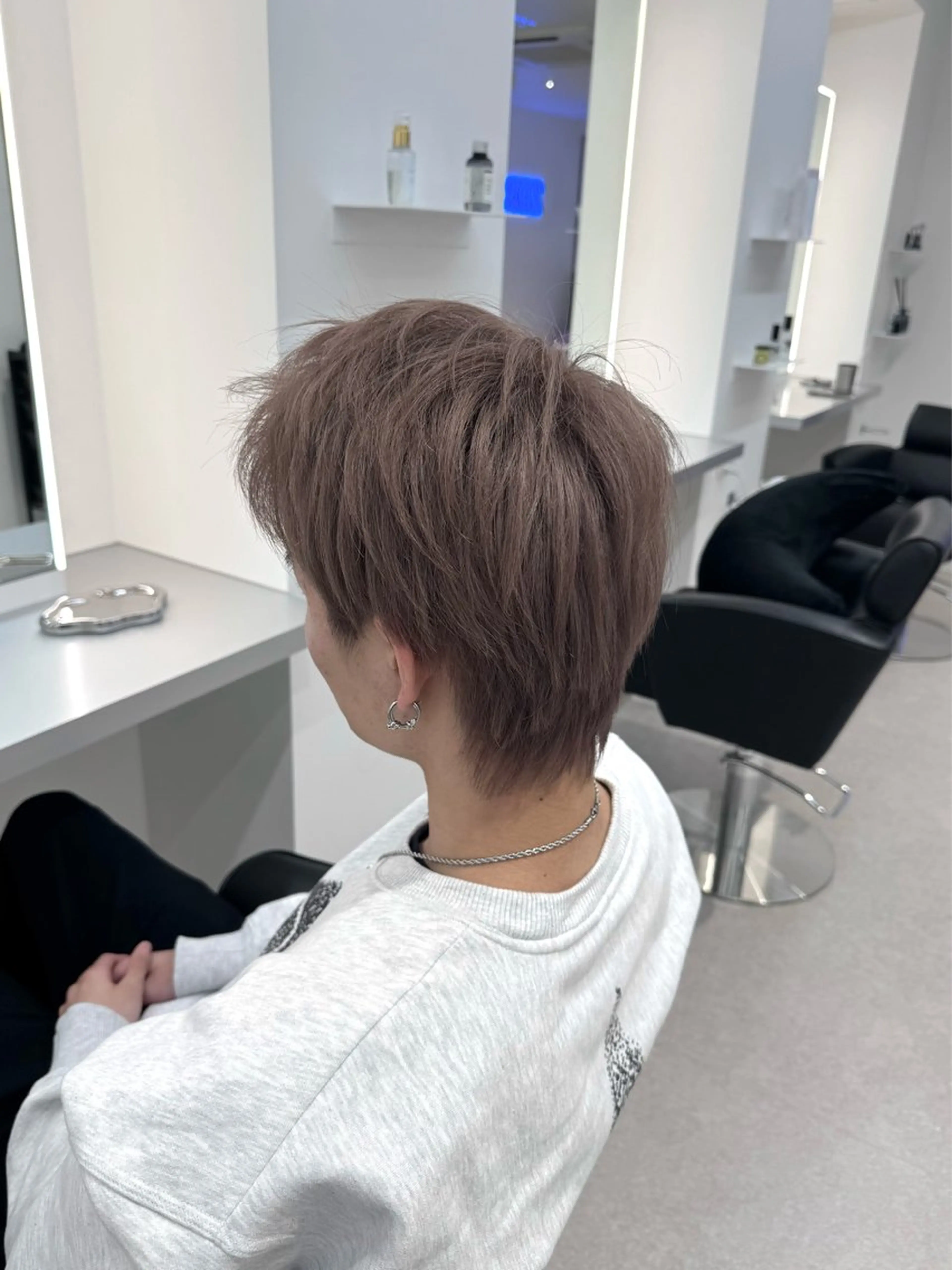 ショート カラー メンズ ヘアカラー トリートメント ブリーチ/艶カラー 💎koharu💎のヘアスタイル