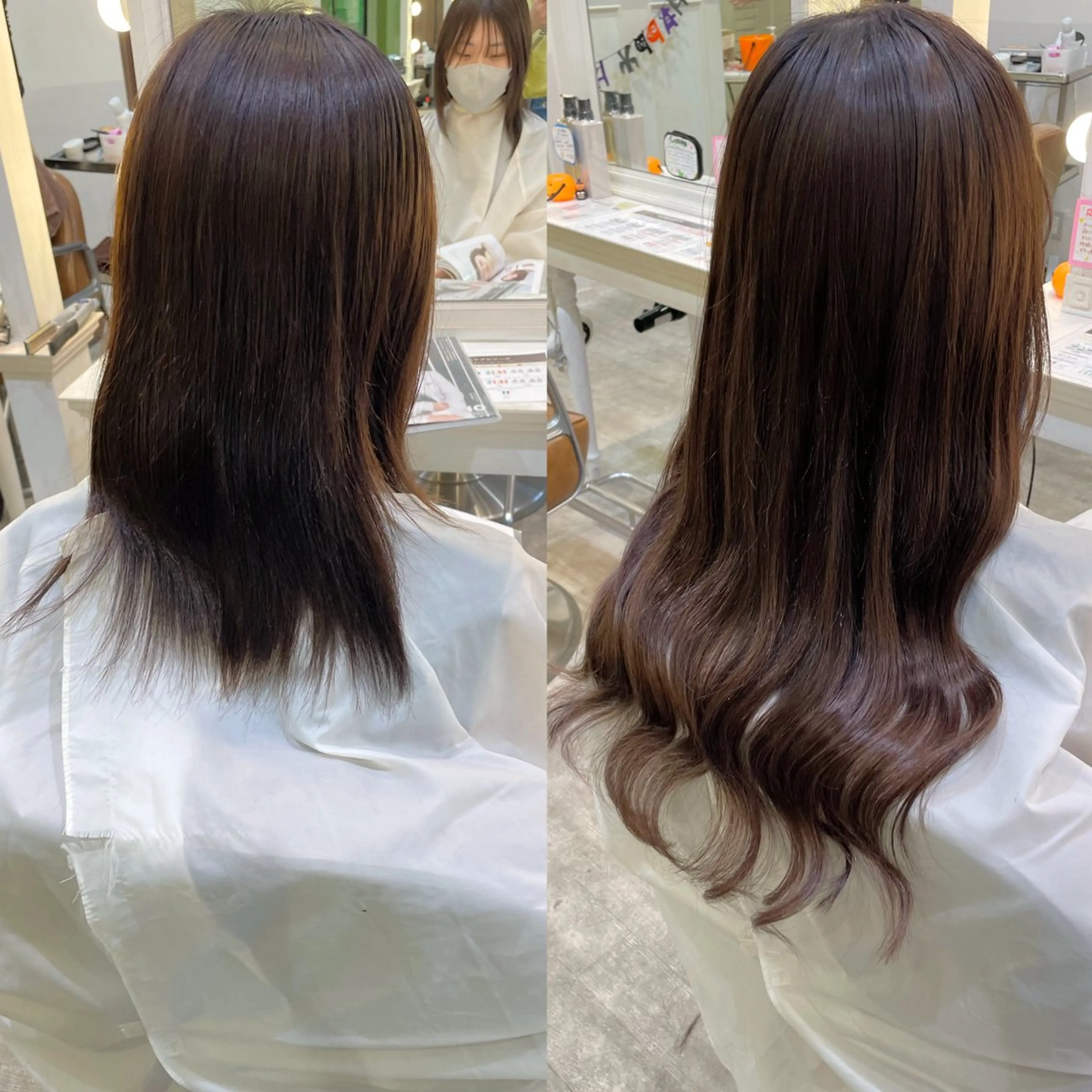 エクステ エクステ🎀 暖色カラー🎀amiのヘアスタイル