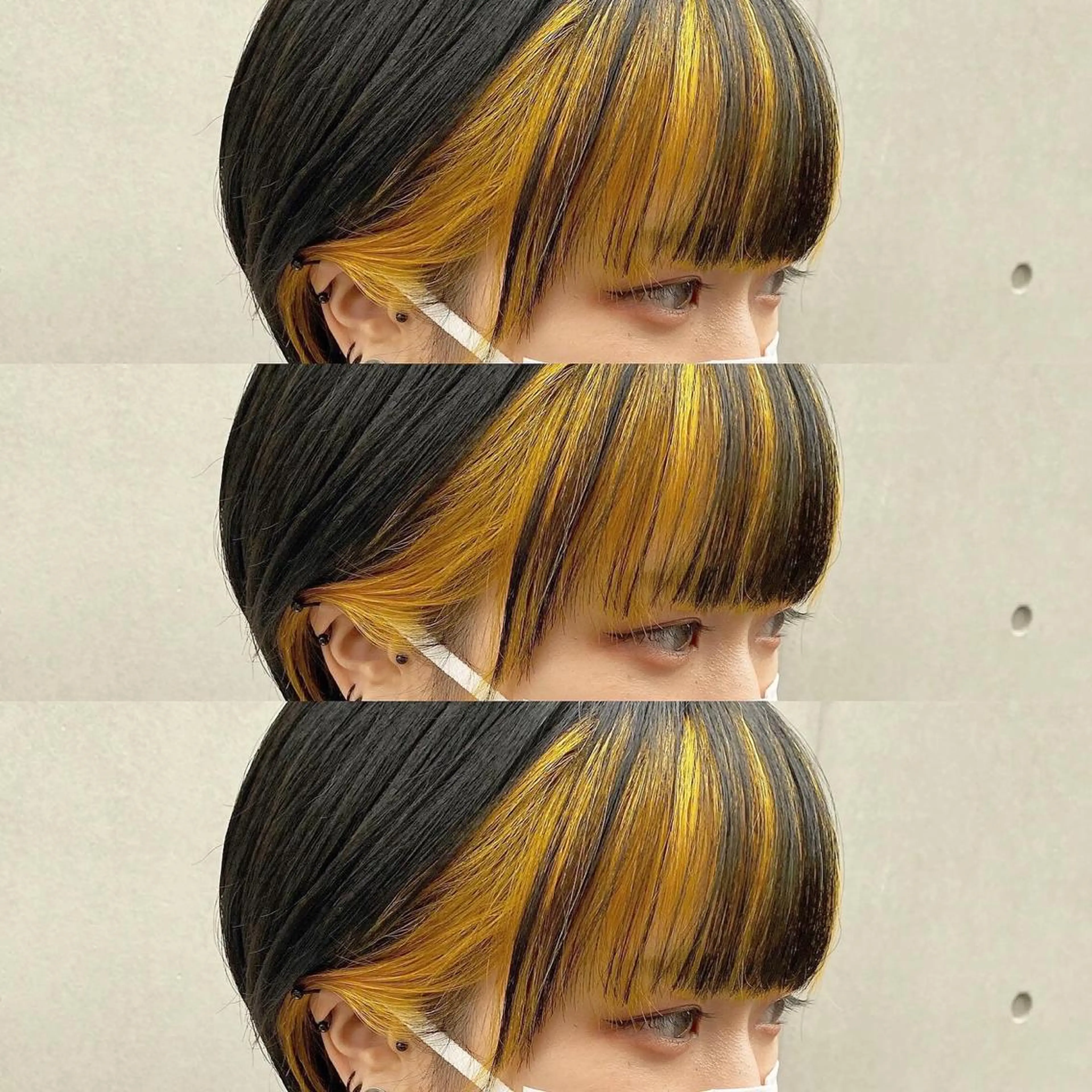 ミディアム カラー HOLON池袋所属・ウルフカット ハッシュカット/七海のヘアスタイル